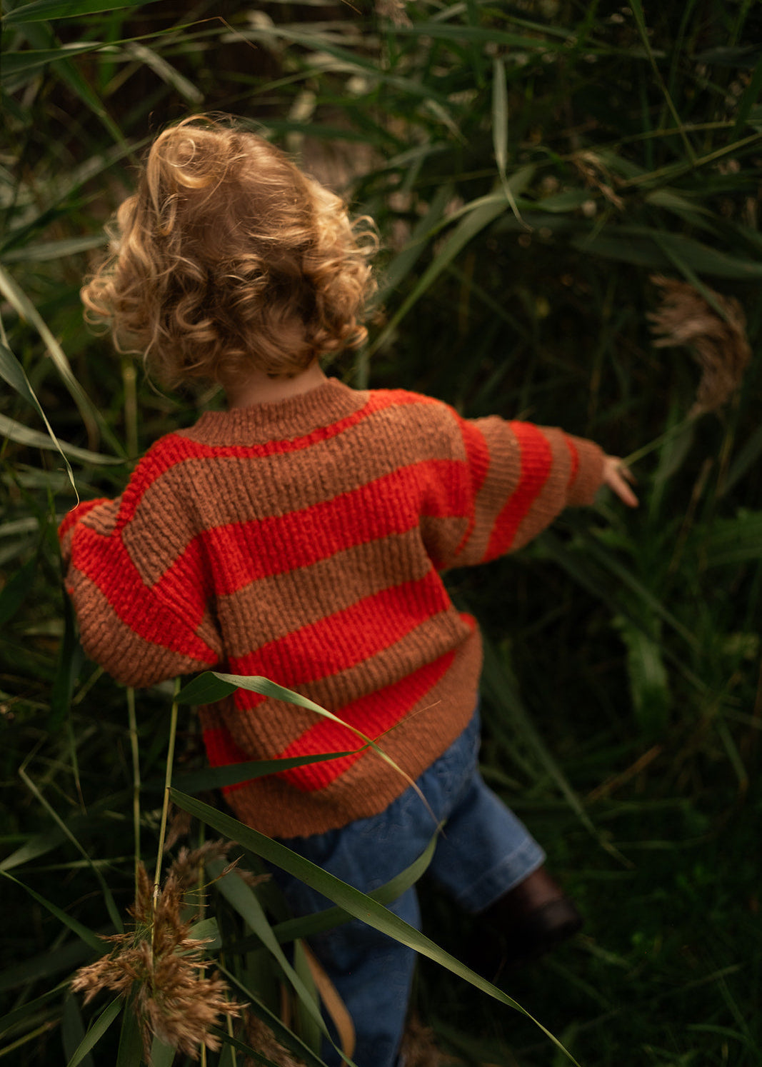 Grown - Organic Textured Rib Pull Over Earth & Sauce