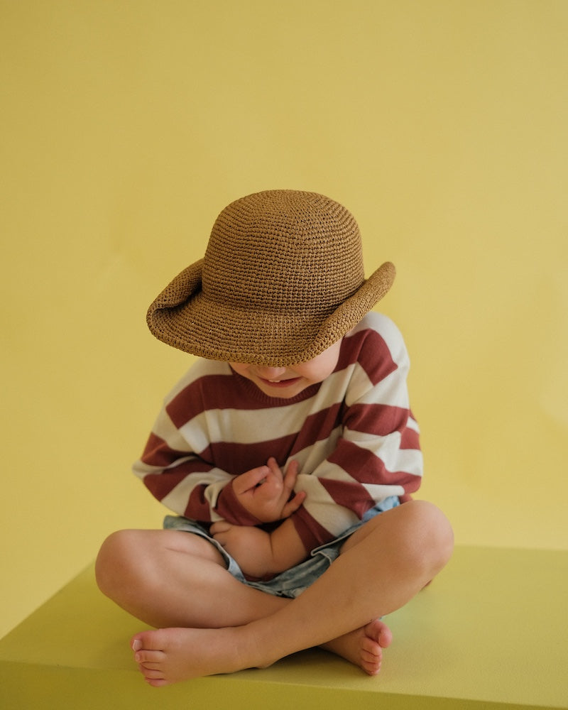 Grown - Crochet Adjustable Hat Natural