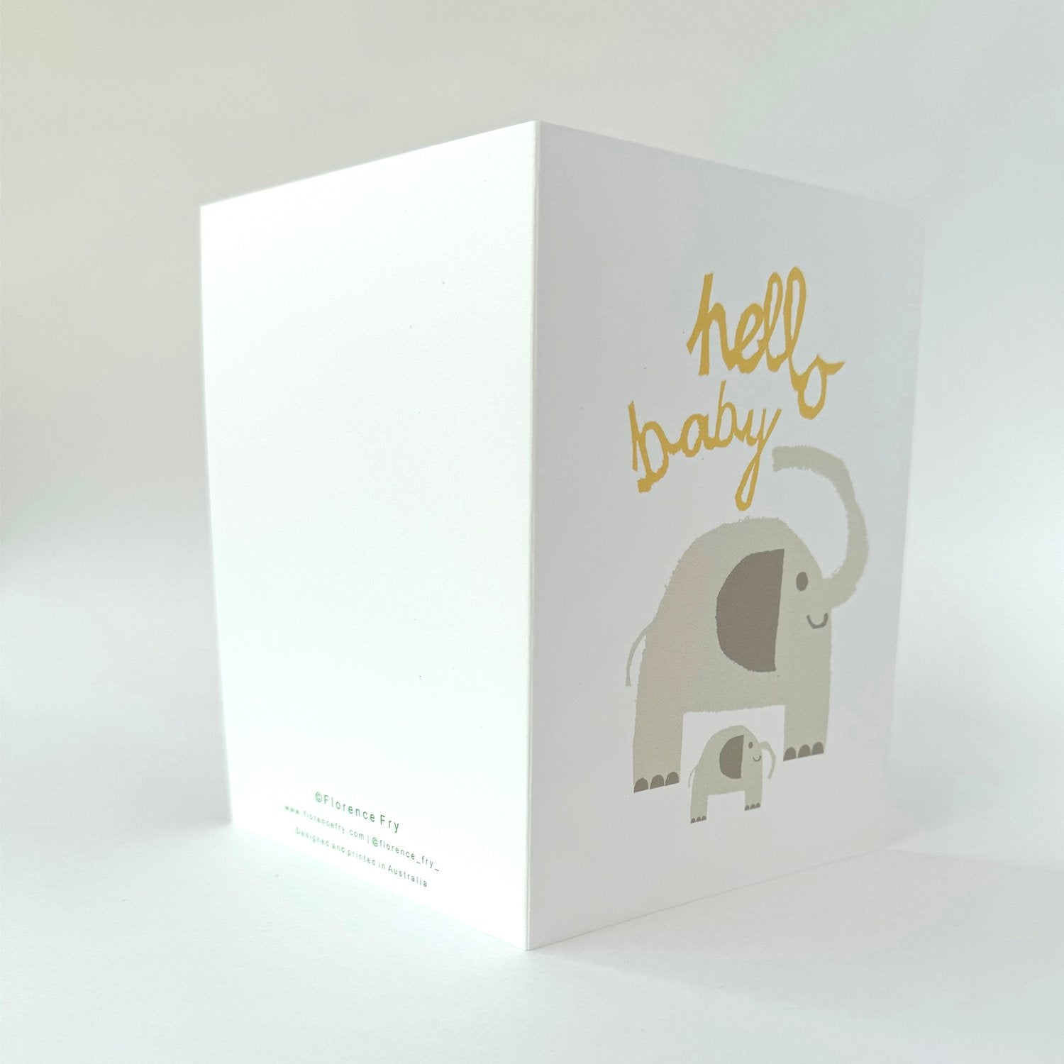 Florence Fry - New Baby Greeting Card "Hello Baby"
