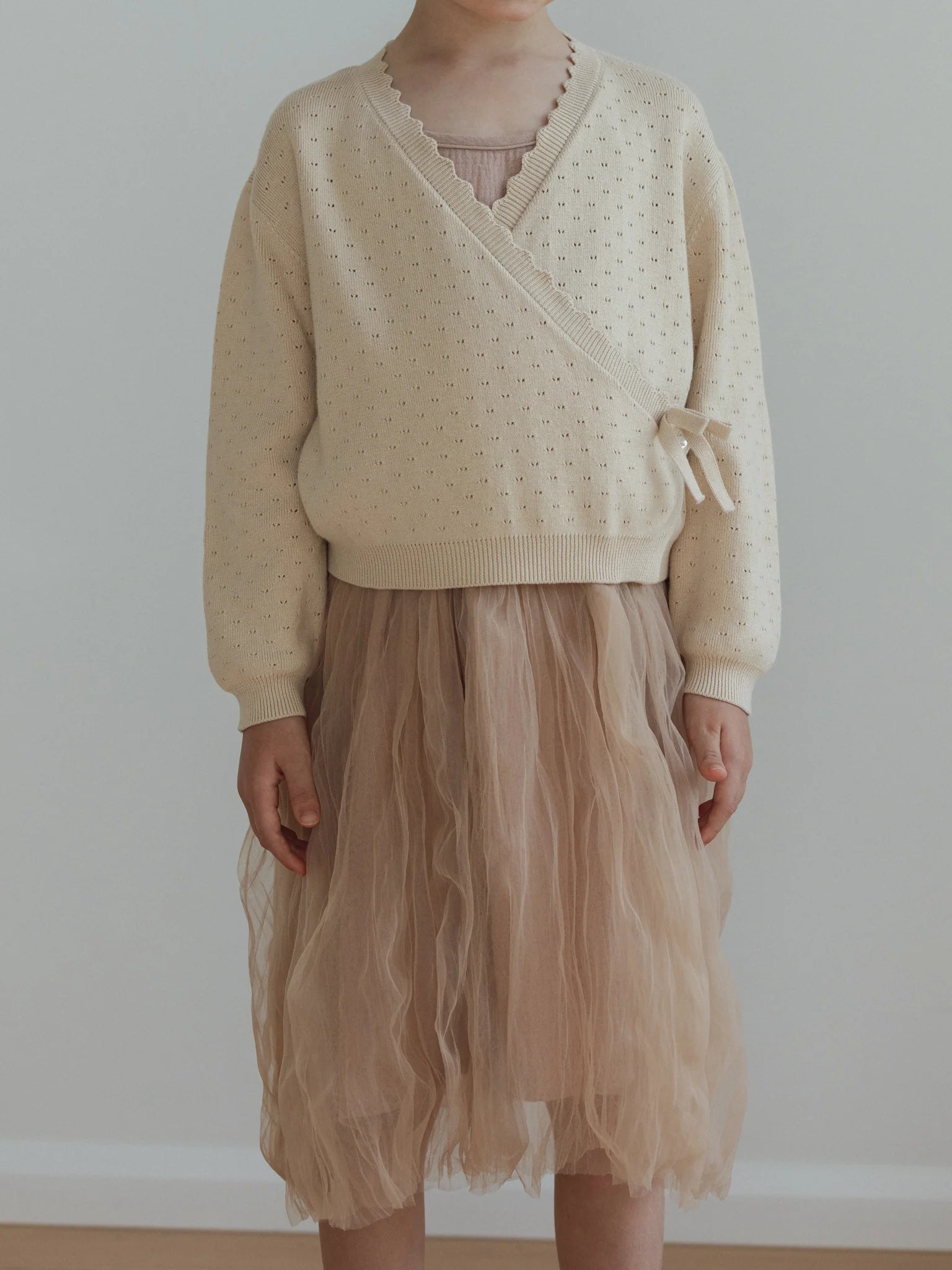 Valencia Byron Bay - Wheat Wrap Cardigan