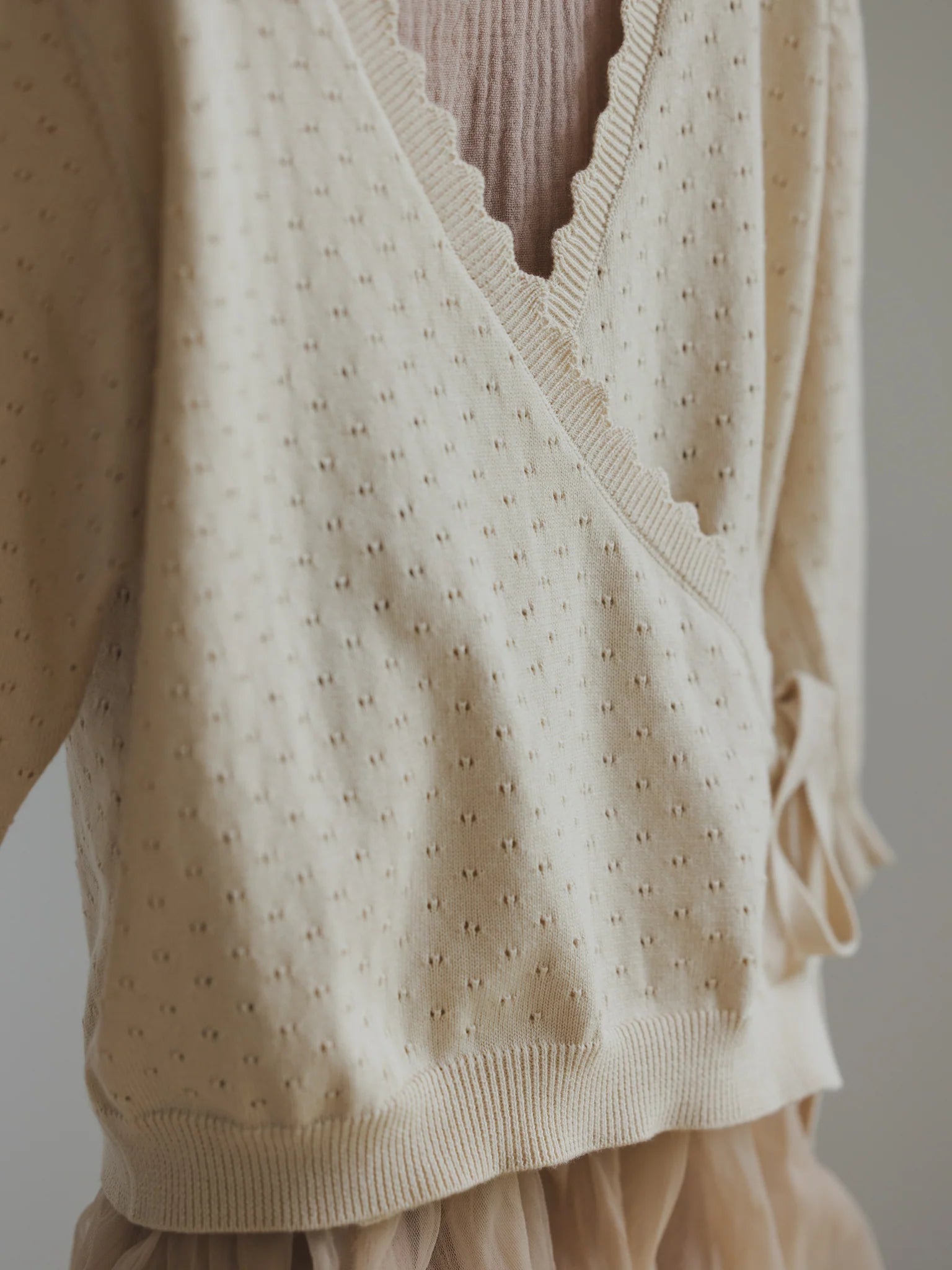 Valencia Byron Bay - Wheat Wrap Cardigan