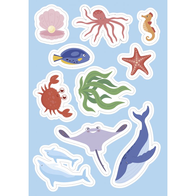 Sassi - Stickers and Activities Book The Sea