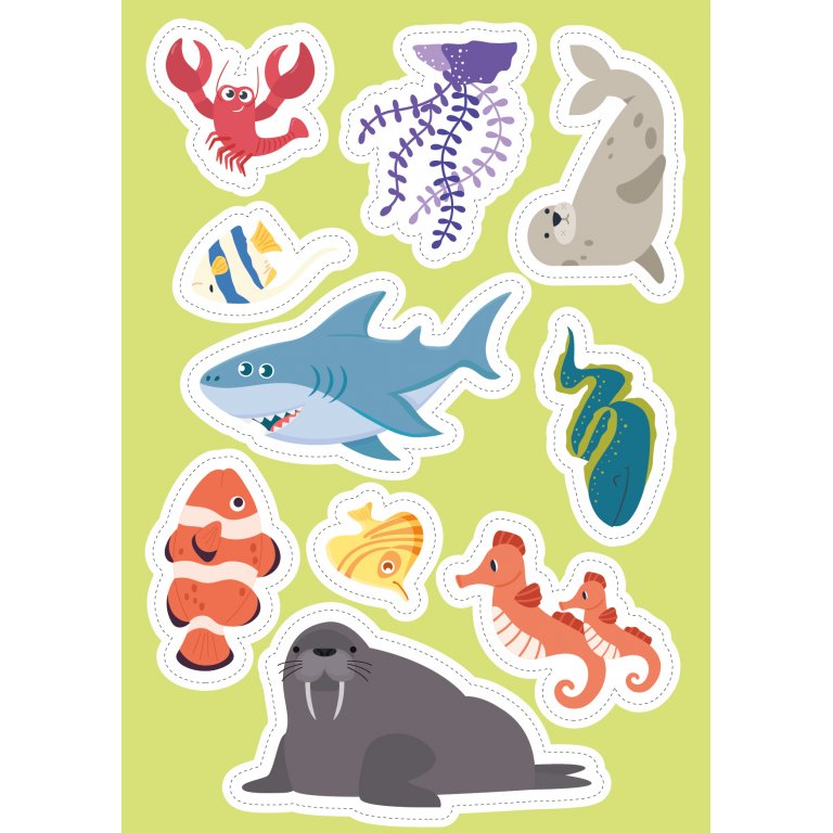 Sassi - Stickers and Activities Book The Sea