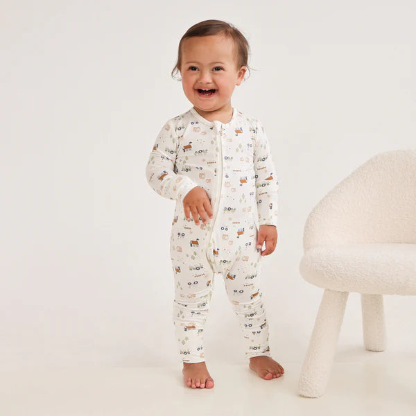 Kynd Baby - Day or Night Onesie Little Farm