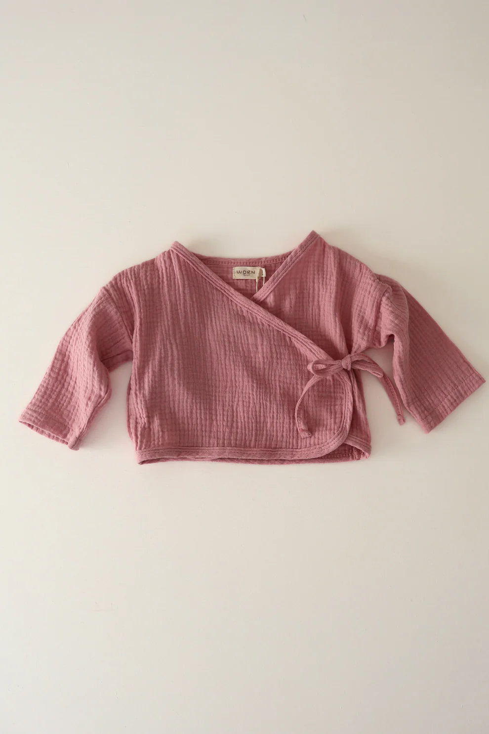 Worn Curations - Muslin Kimono Top Berry