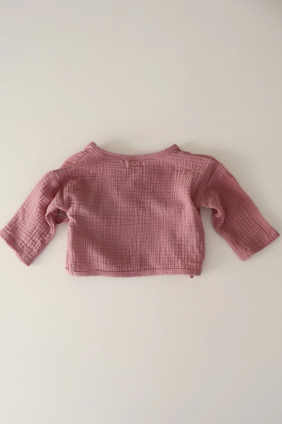 Worn Curations - Muslin Kimono Top Berry
