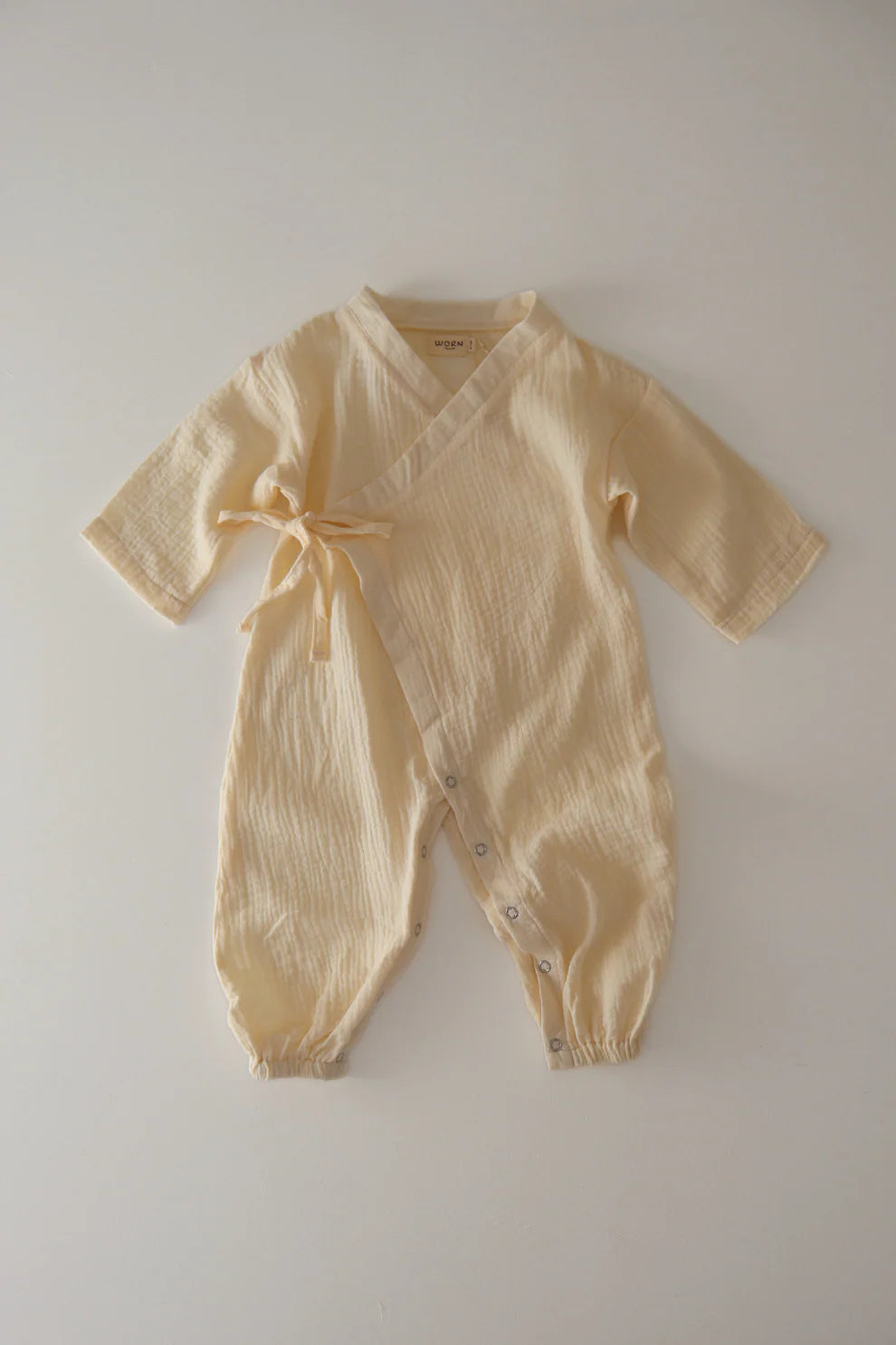 Worn Curations - Muslin Kimono Milk - 6-12M