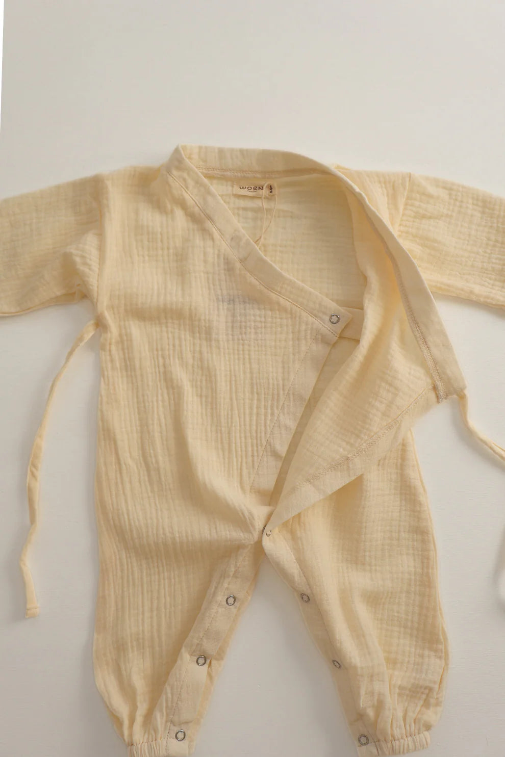 Worn Curations - Muslin Kimono Milk - 6-12M