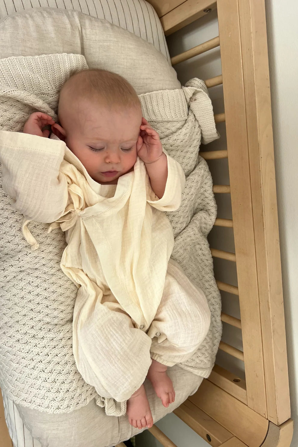 Worn Curations - Muslin Kimono Milk - 6-12M