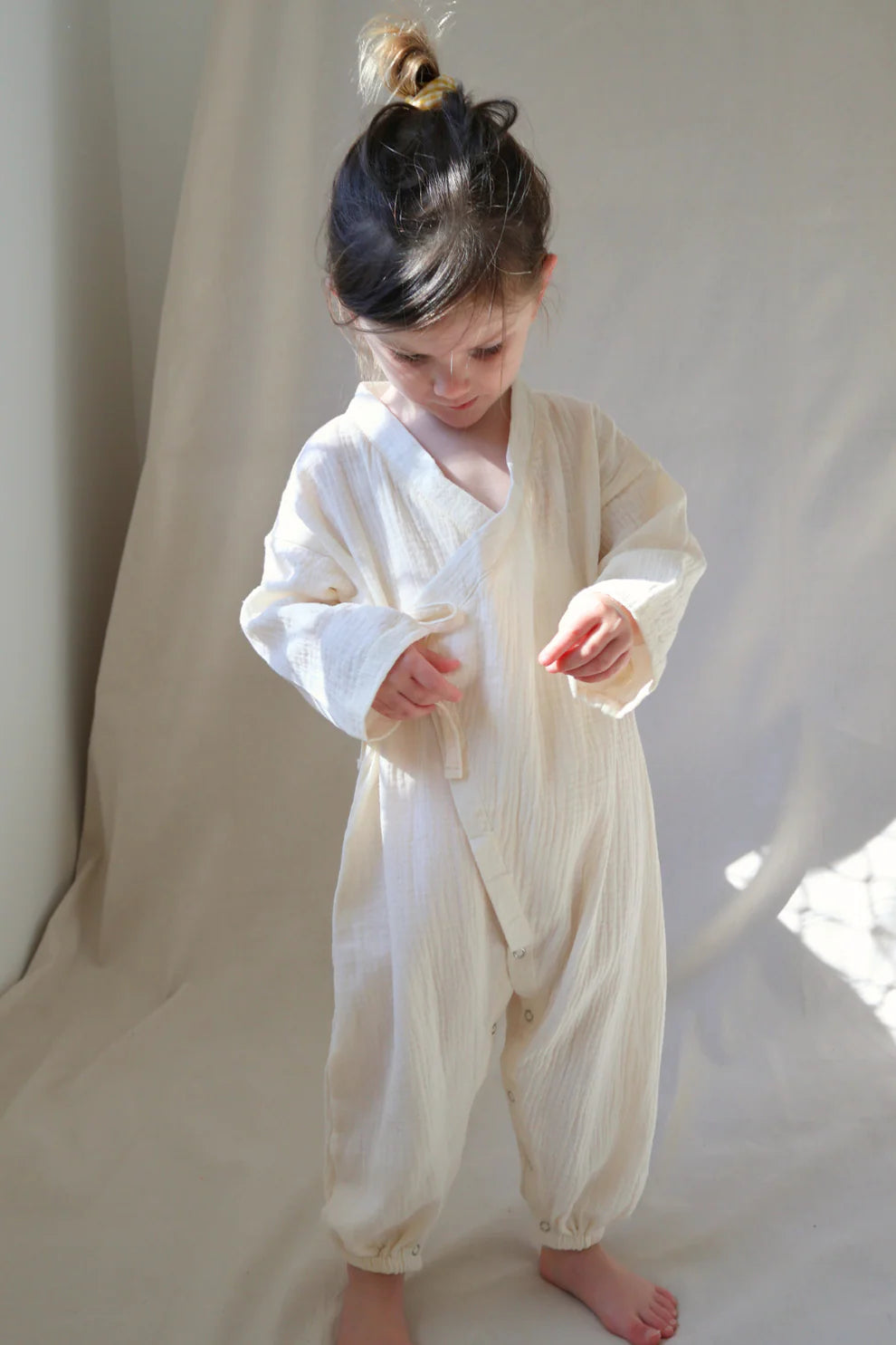 Worn Curations - Muslin Kimono Milk - 6-12M