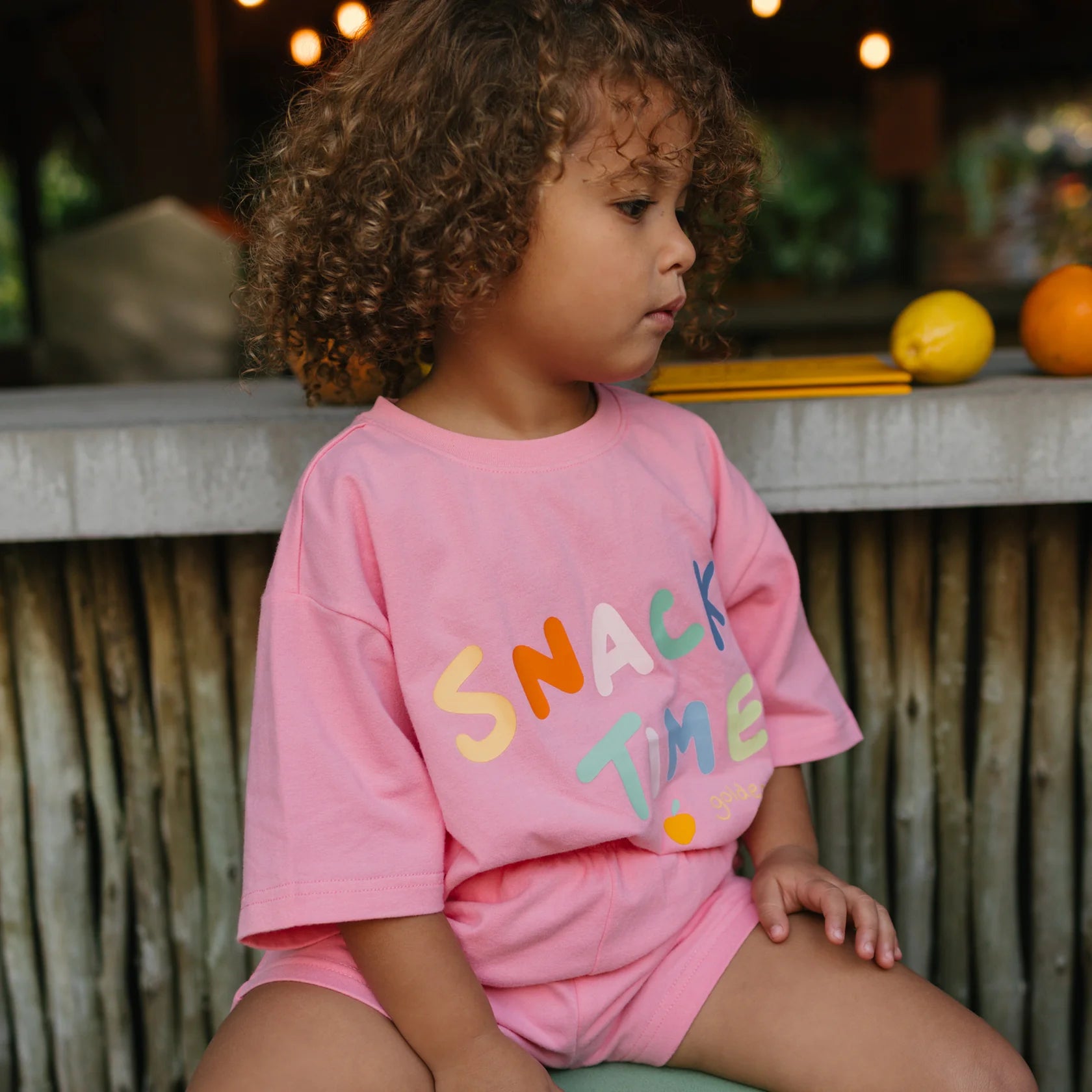 Golden Children - Retro Girl Shorts Meringue Pink
