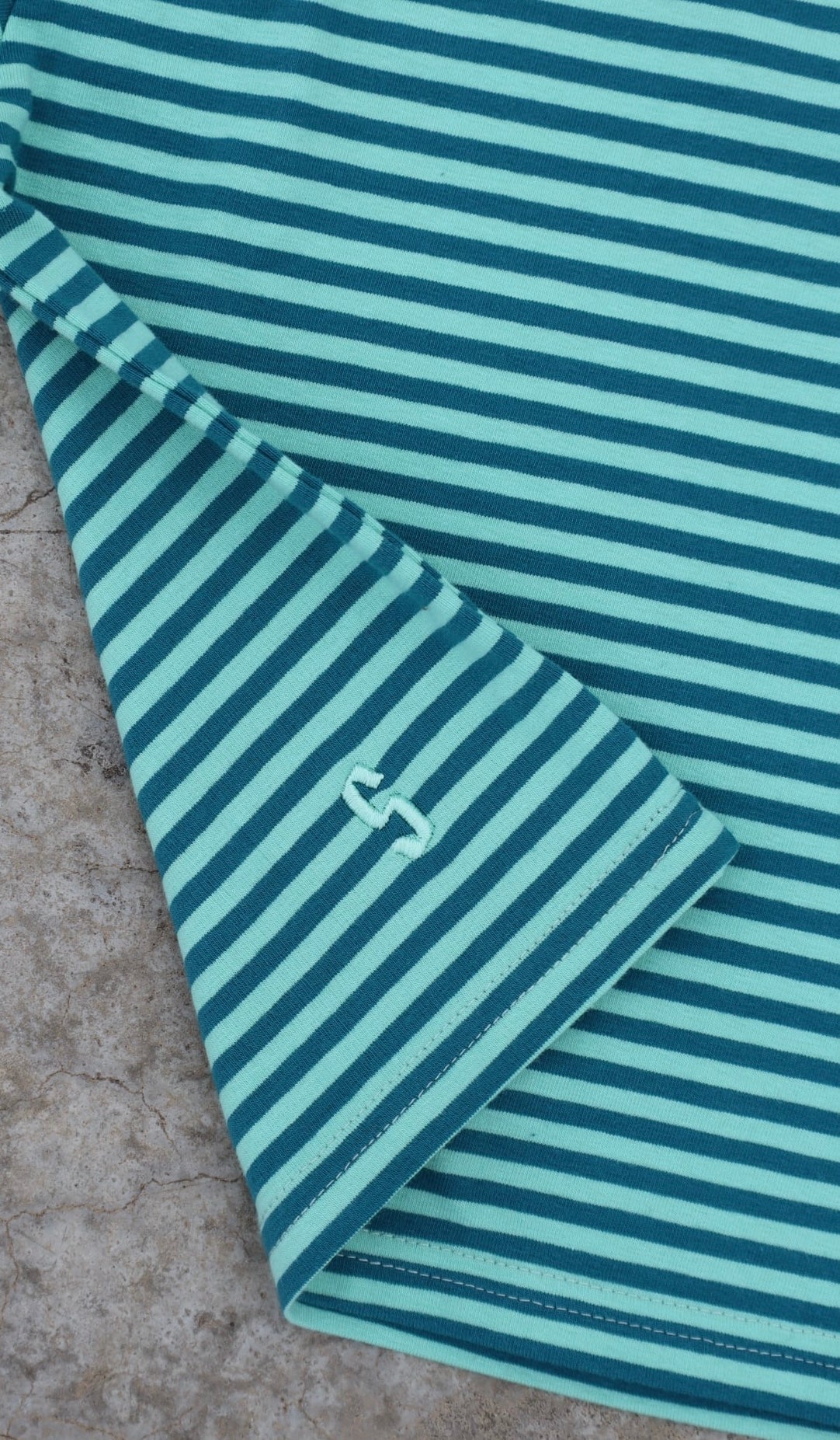 Sam the Label - Kids Cool Mint Stripe Tee