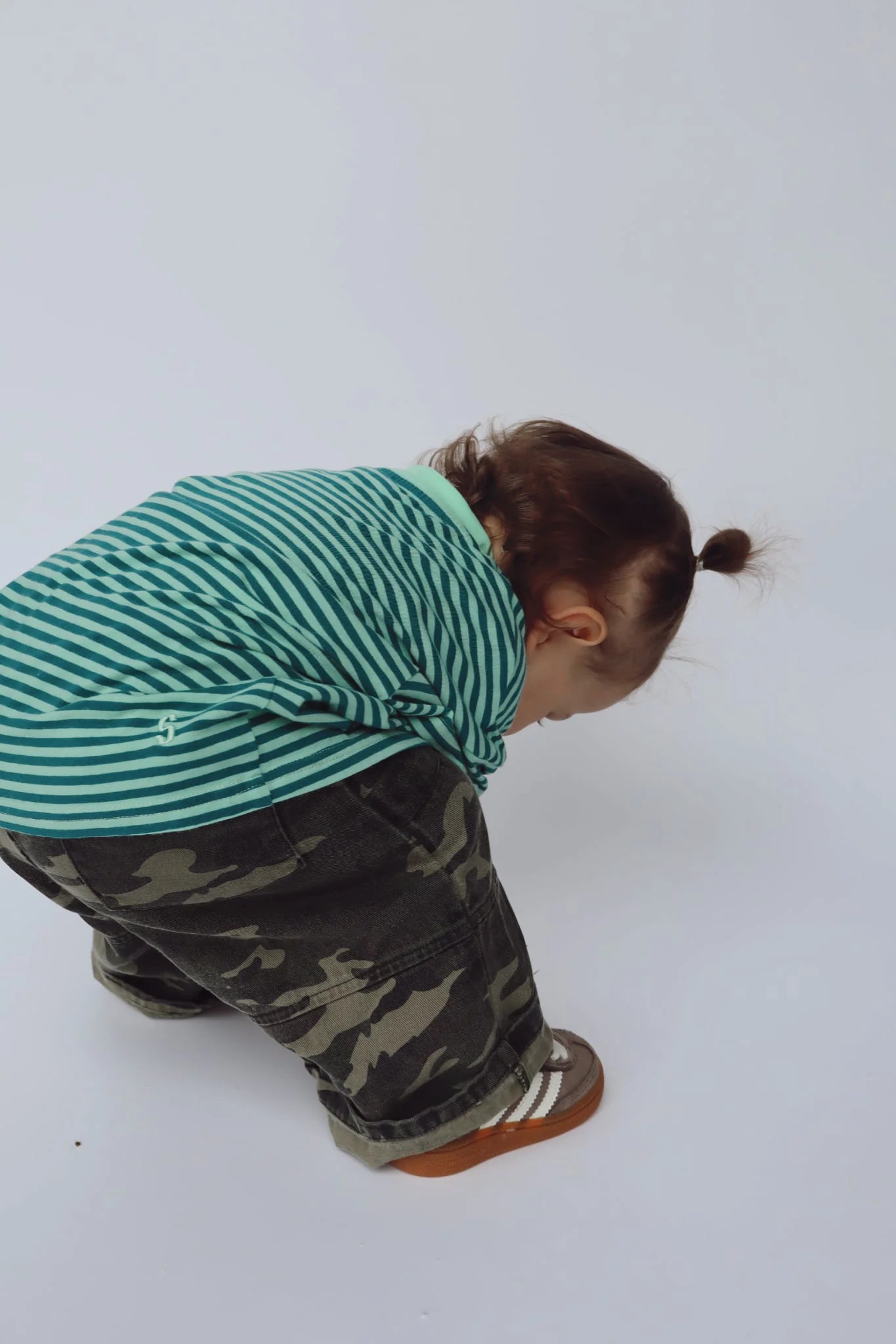 Sam the Label - Kids Cool Mint Stripe Tee