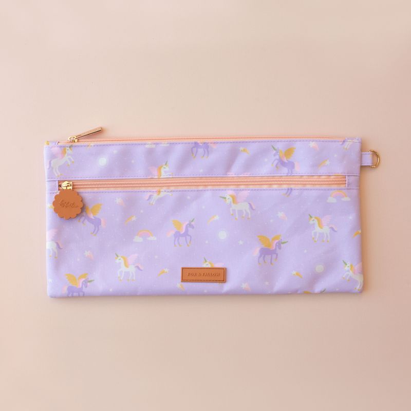 Fox & Fallow - Unicorns Large Pencil Case