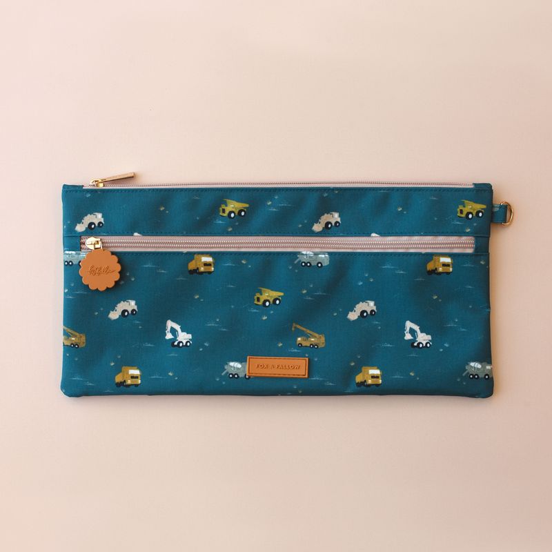 Fox & Fallow - Trucks Large Pencil Case