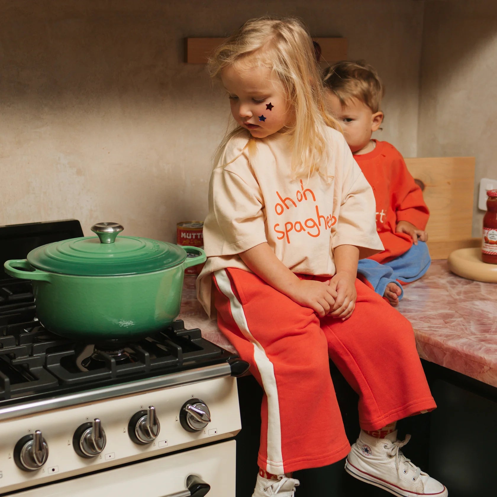 Golden Children - Spaghetti-O Mid Sleeve Tee Honey