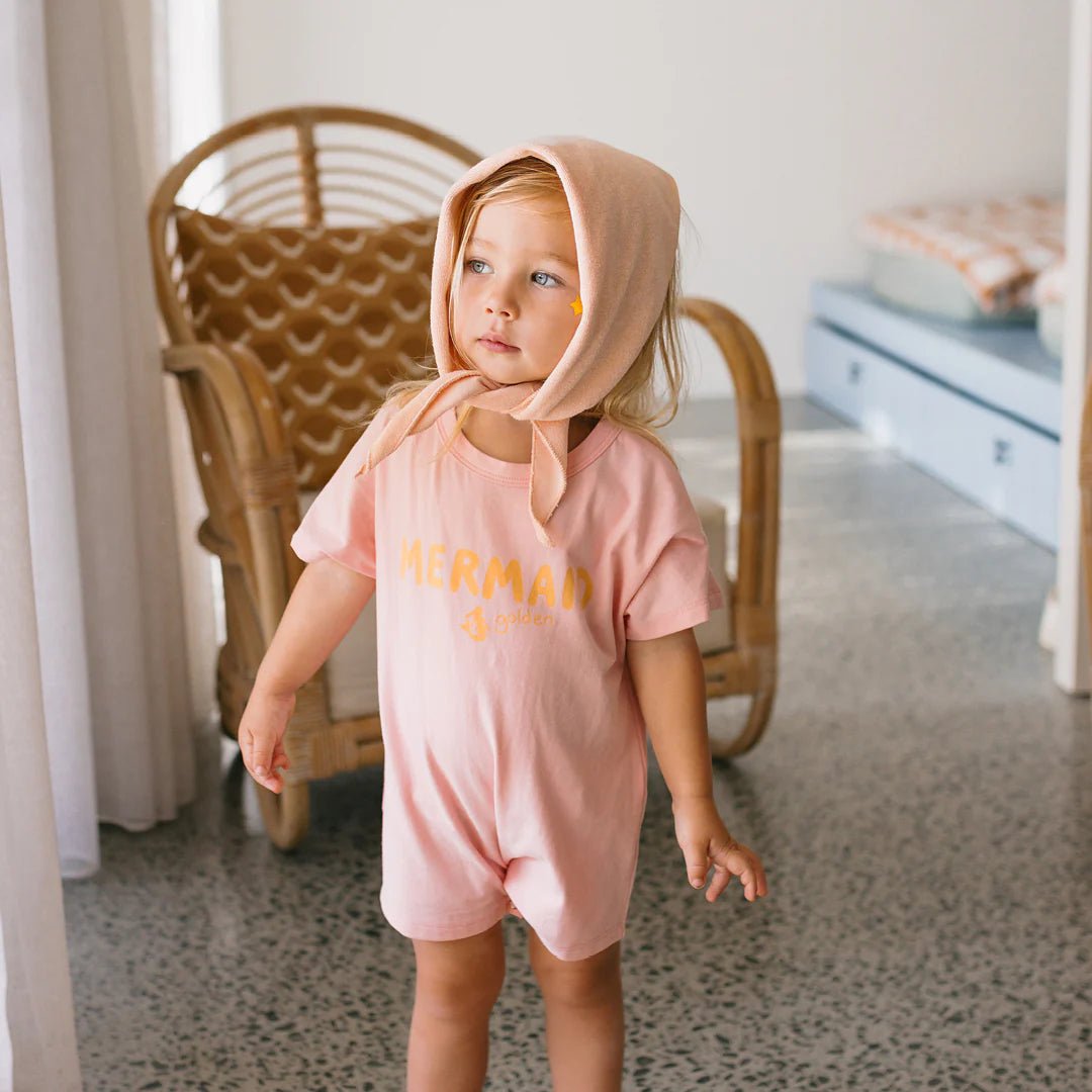 Golden Children - Mermaid Playsuit Pink Cream