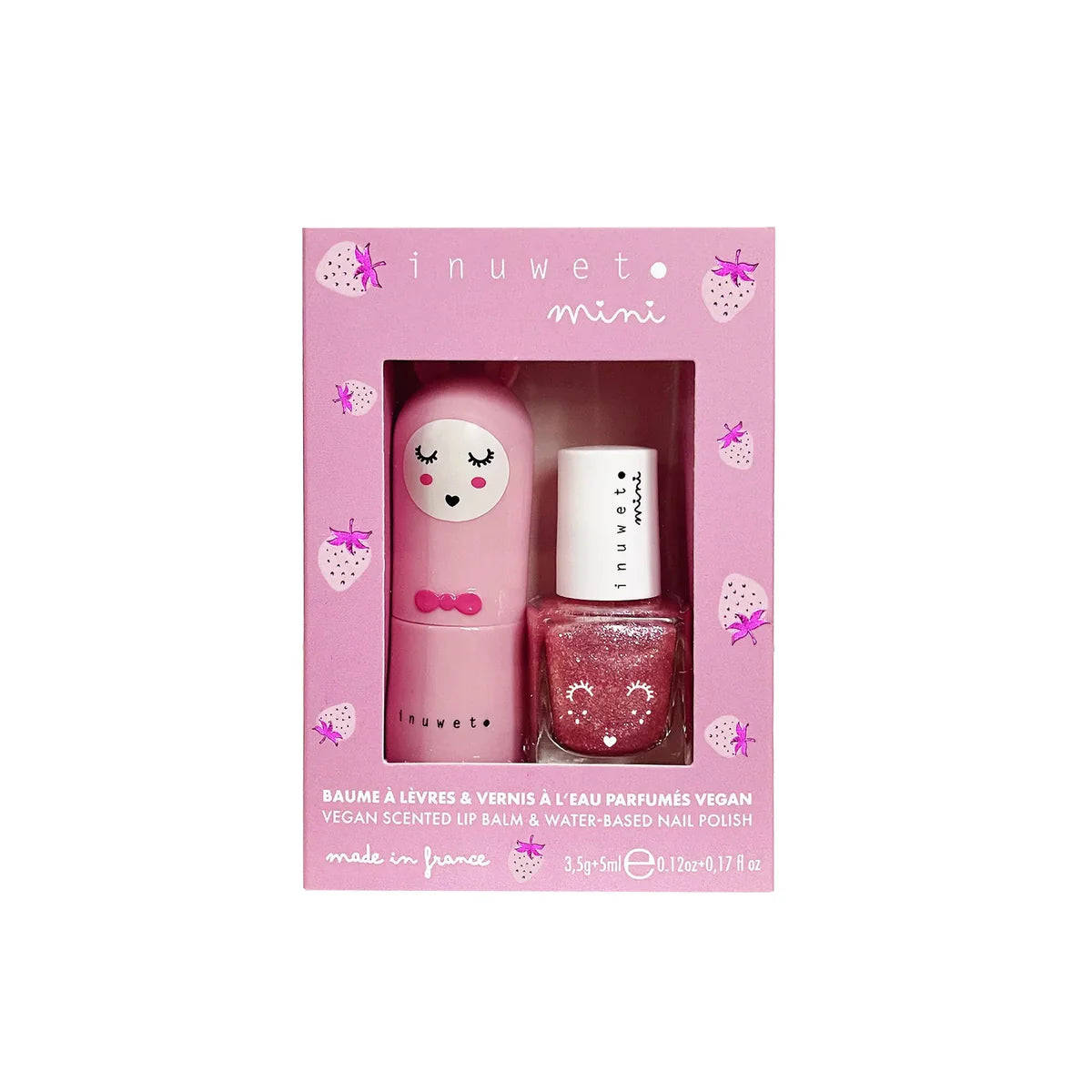 Inuwet - Lip And Nail Duo Gift Set Strawberry