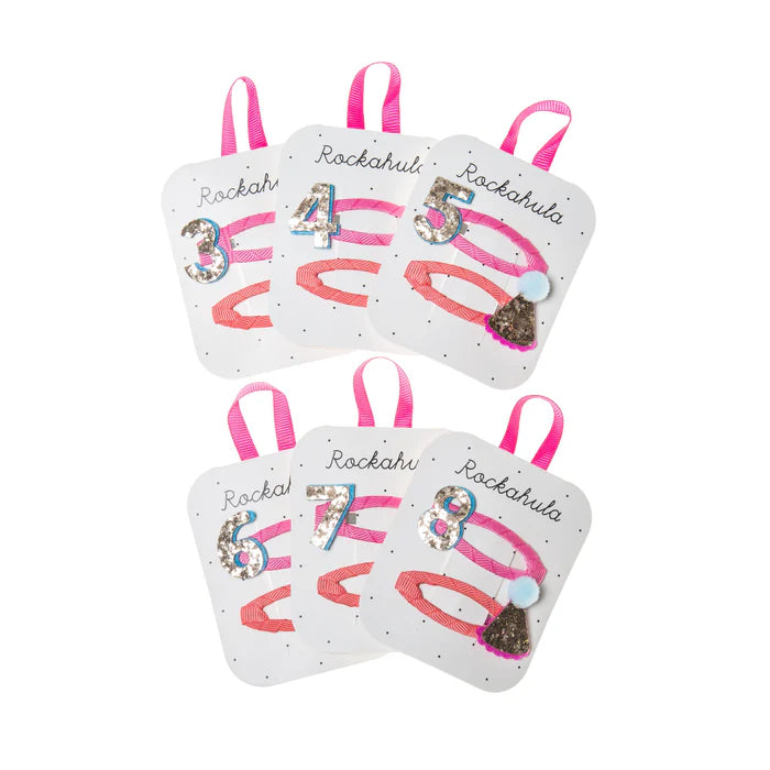 Rockahula - Birthday Glitter Clips