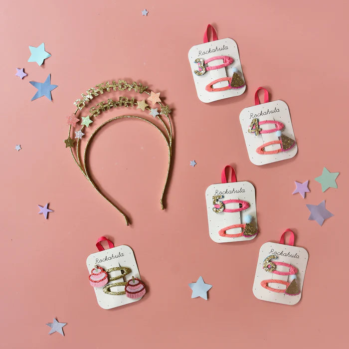Rockahula - Birthday Glitter Clips