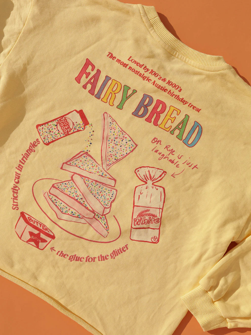 Small Swim Club - Fairy Bread On Butter Pullover