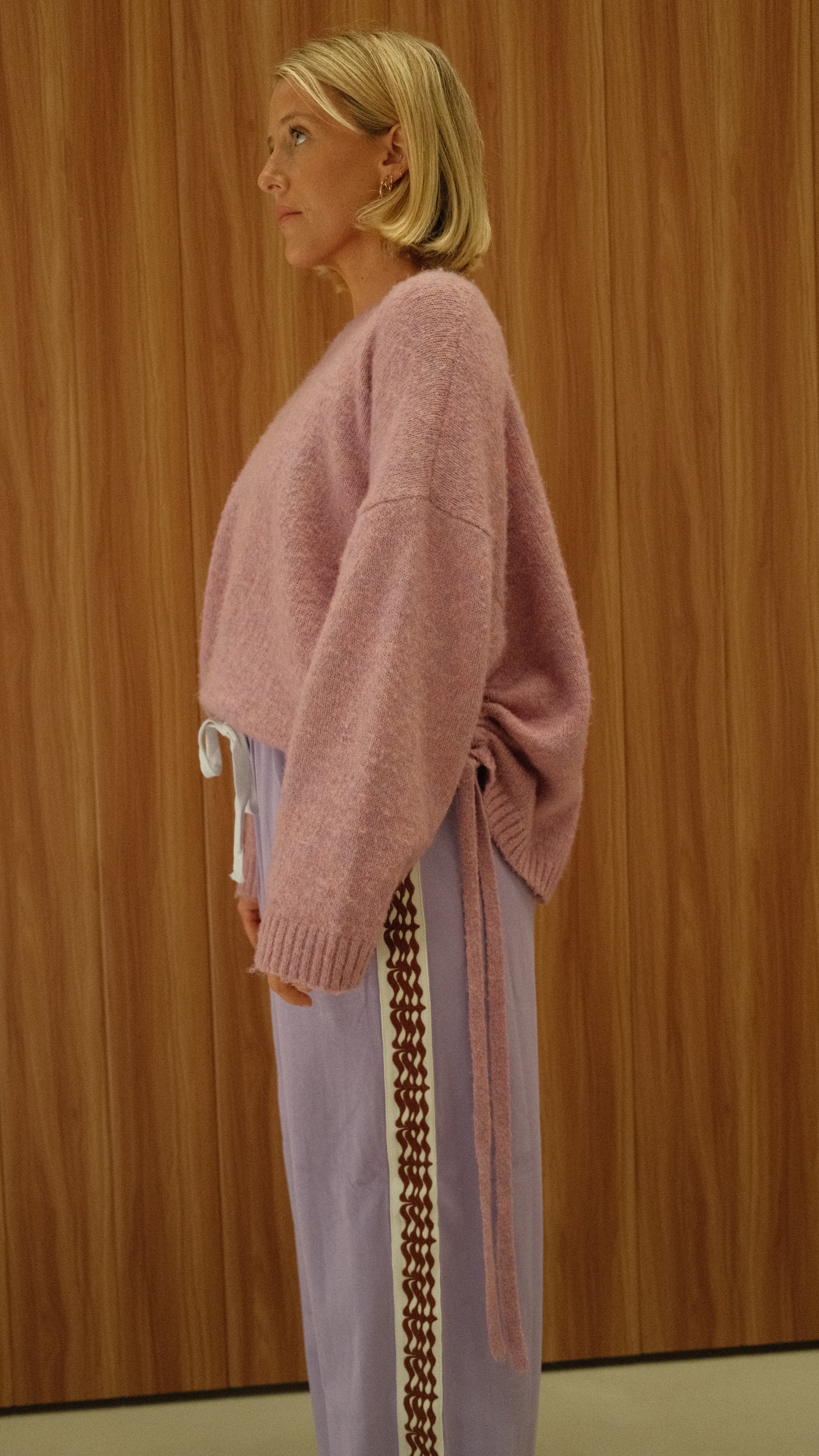 By Billie - Isabel Tie Side Knit - Lilac