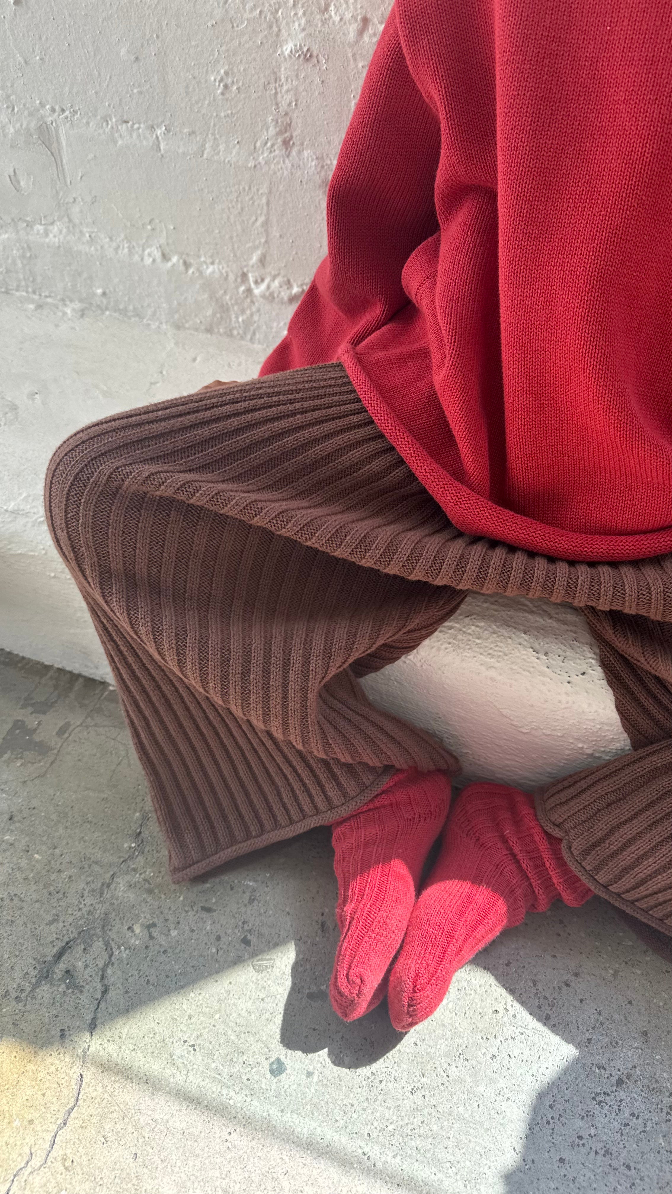 Illoura the Label - Essential Knit Pants Cocoa