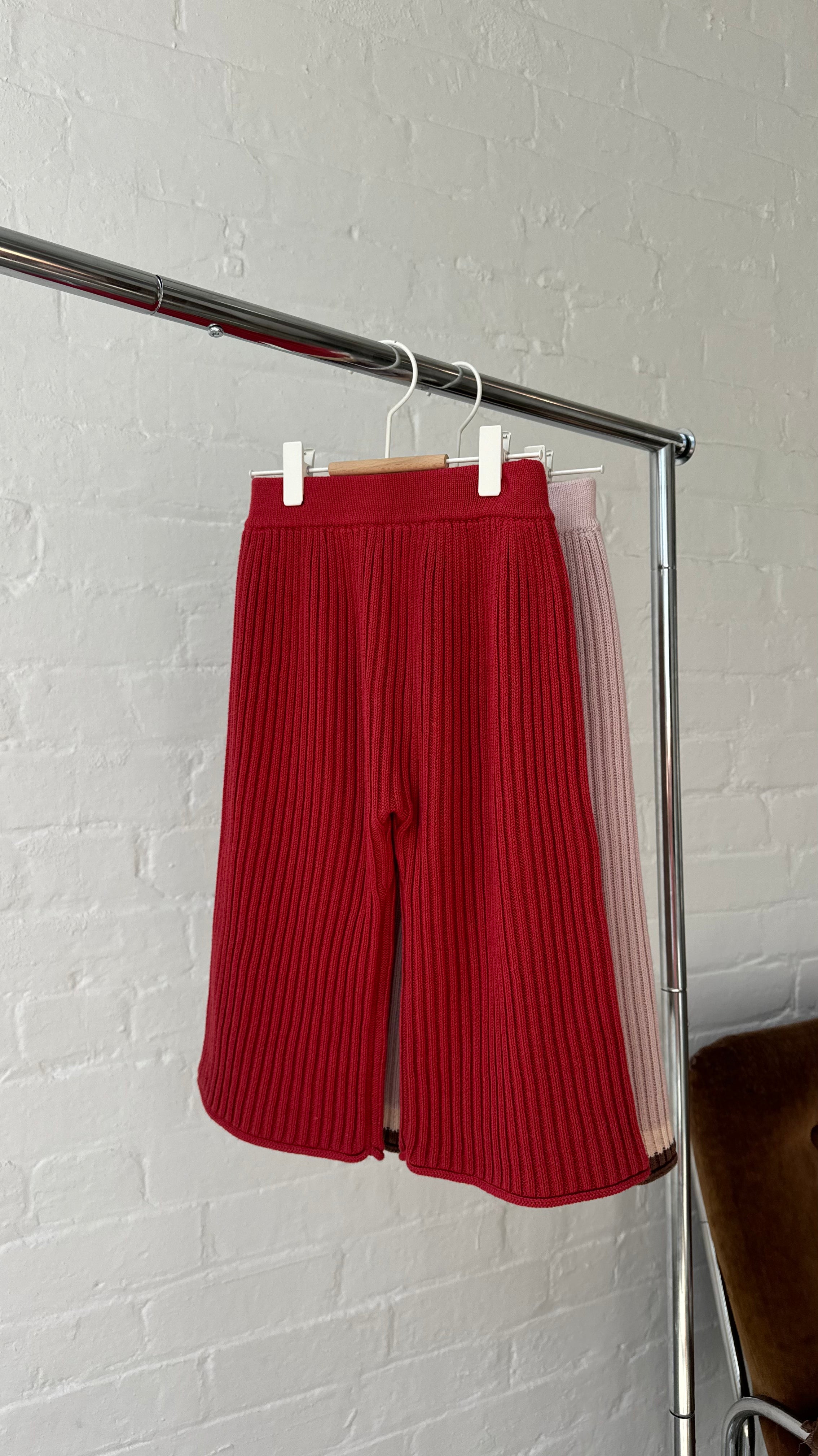 Illoura the Label - Essential Knit Pants Chilli