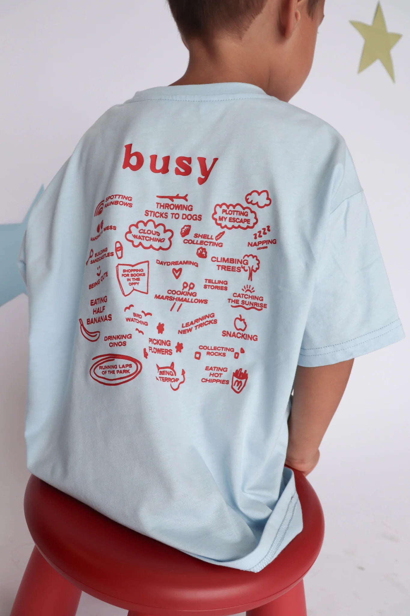 Lenn Label - Busy Tee Sky Blue