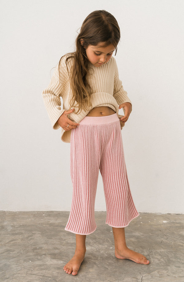 Essential Knit Pants Strawberry