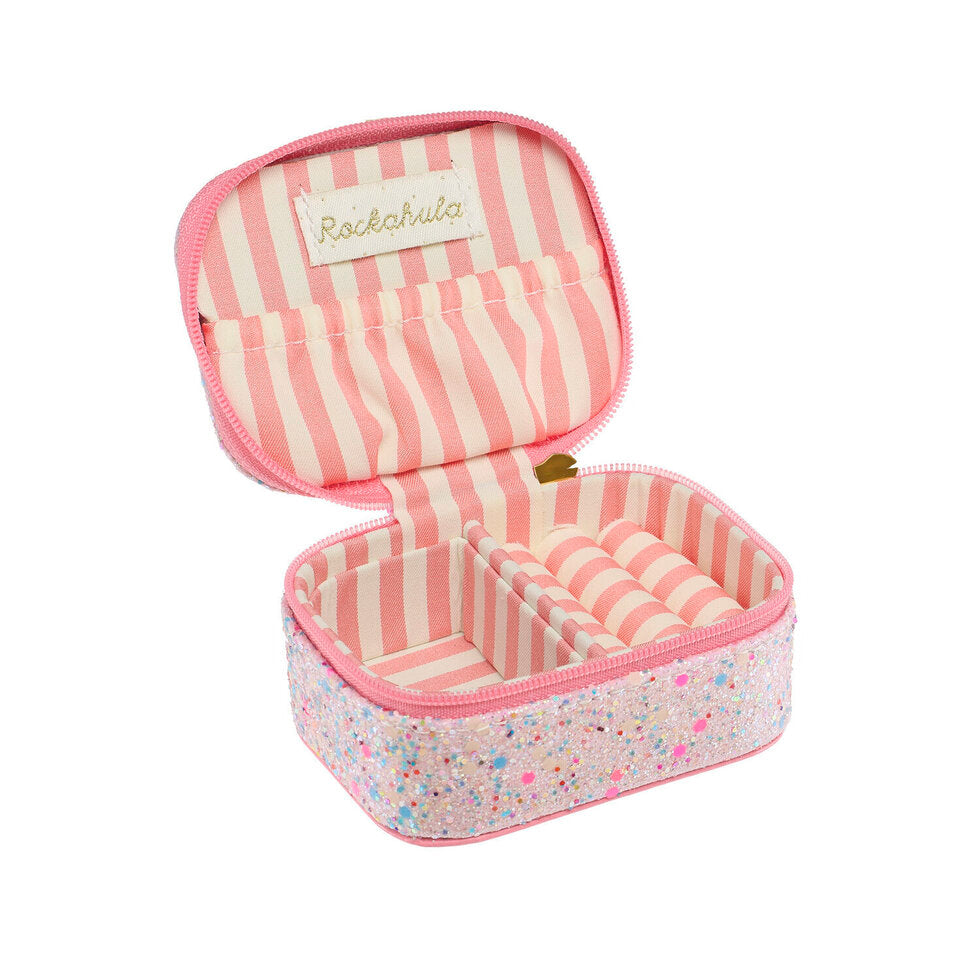 Rockahula - Rainbow Confetti Glitter Mini Jewellery Box