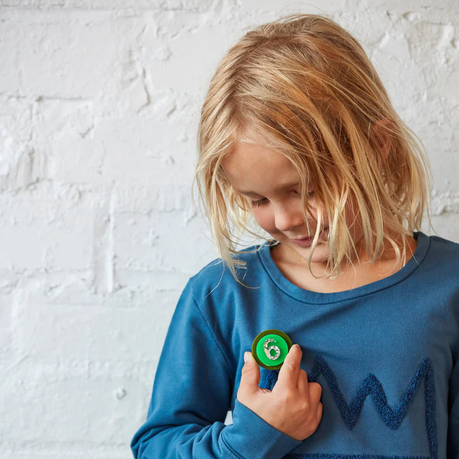 Hello Kit Co - Birthday Badge! Green