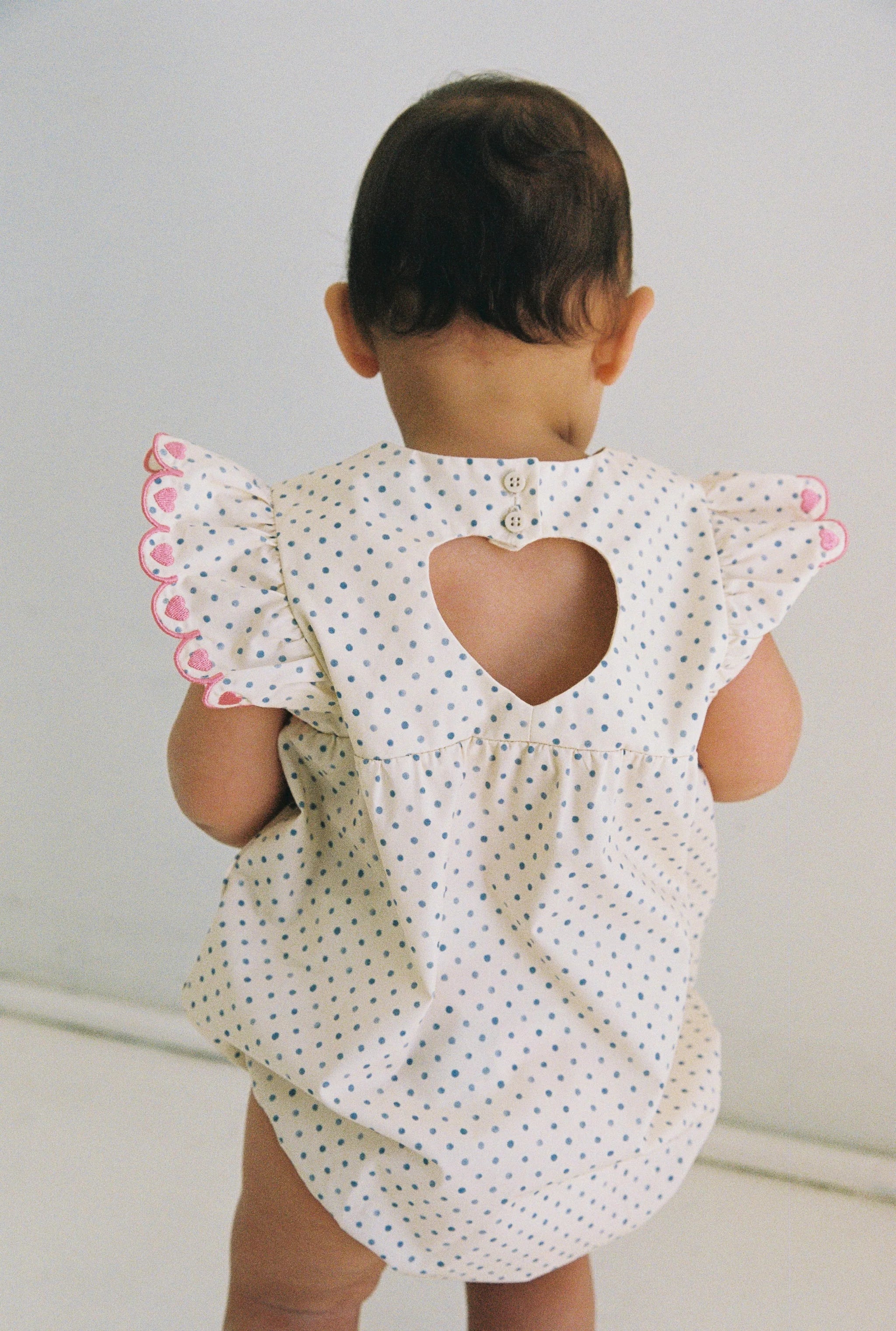 JUNI JNR - Alba Romper Polka Dot
