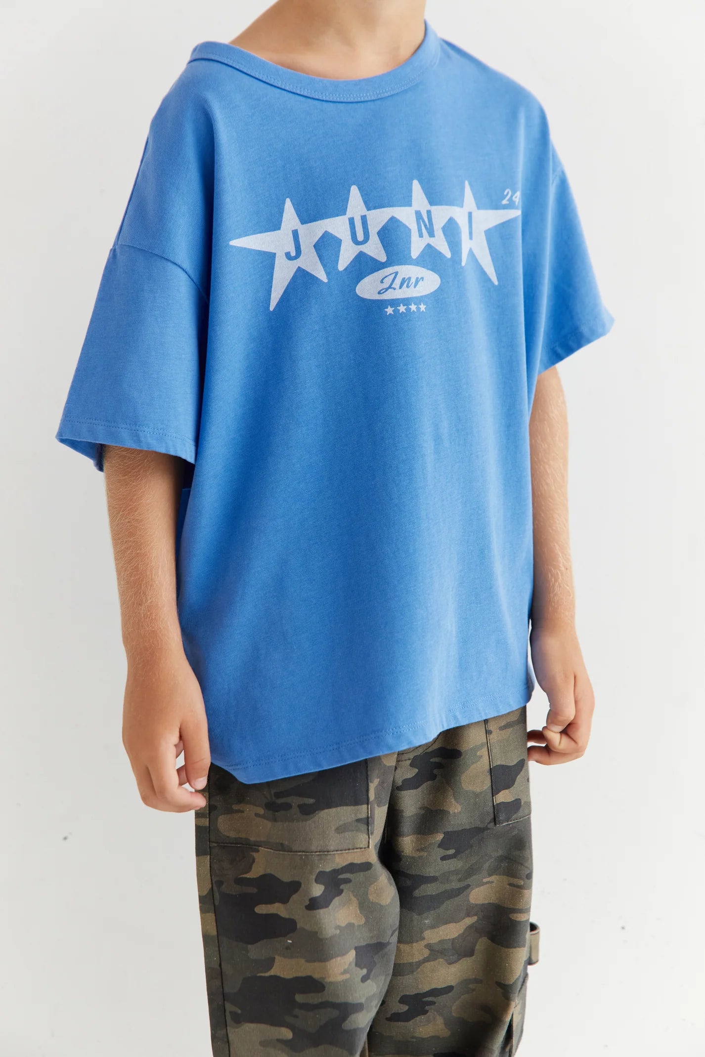 JUNI JNR - JNR Star Tee Azure