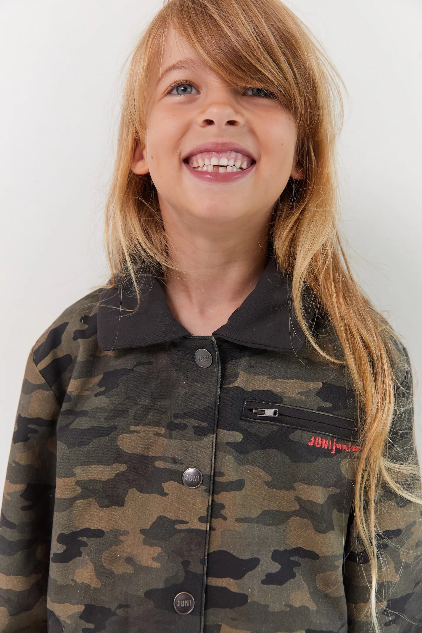 JUNI JNR - Rocky Padded Jacket Camo