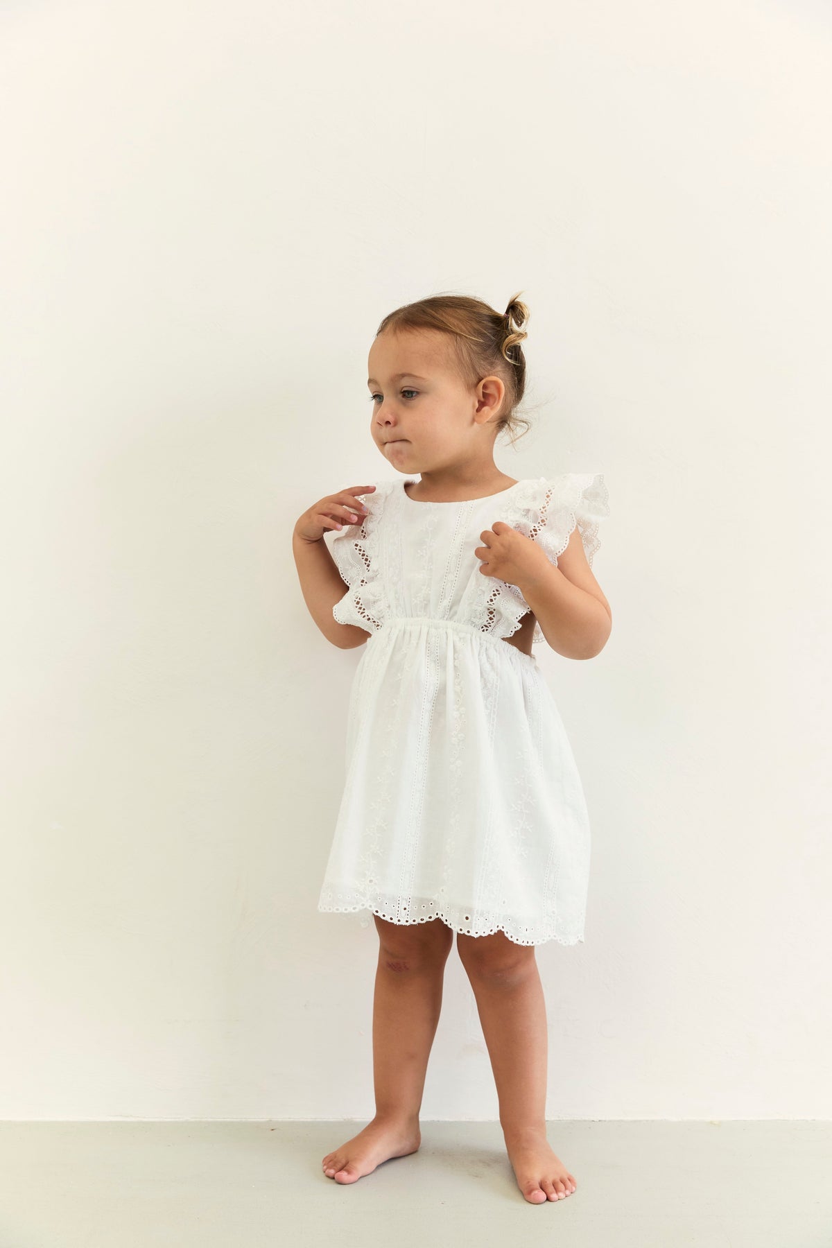 Juni JNR Rumi Dress Blanc