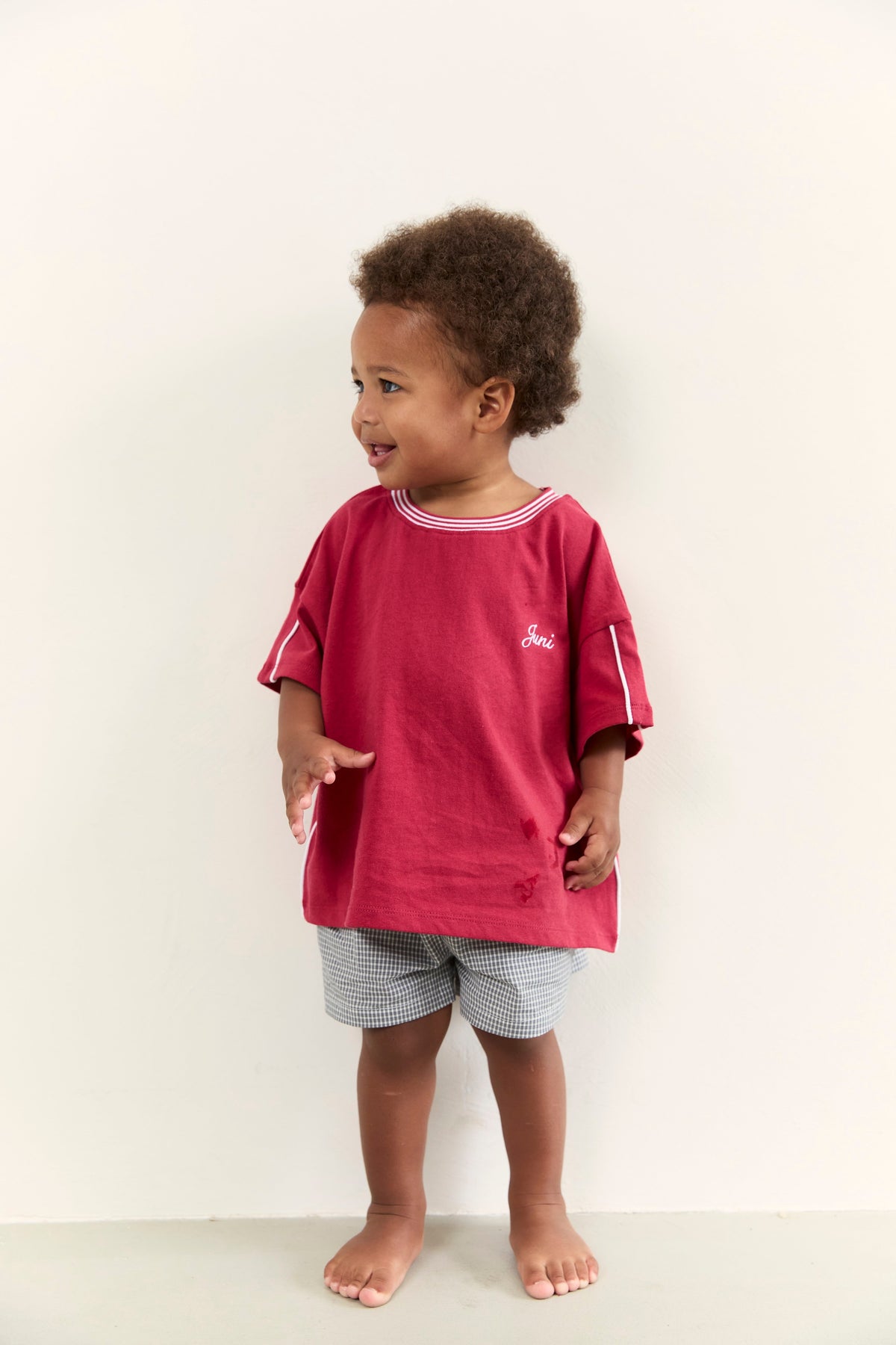 Juni JNR Austin Tee Red