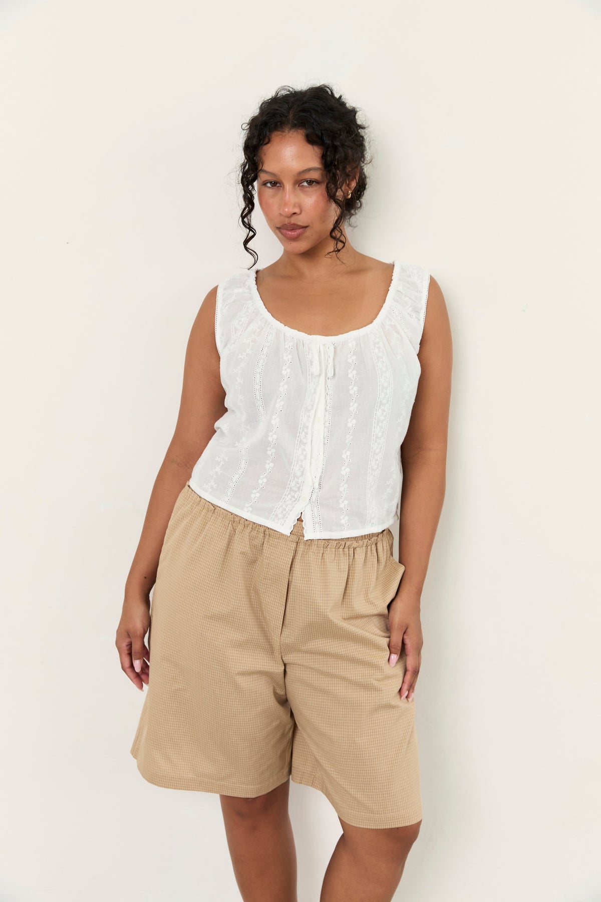 Juni Maeve Top Blanc