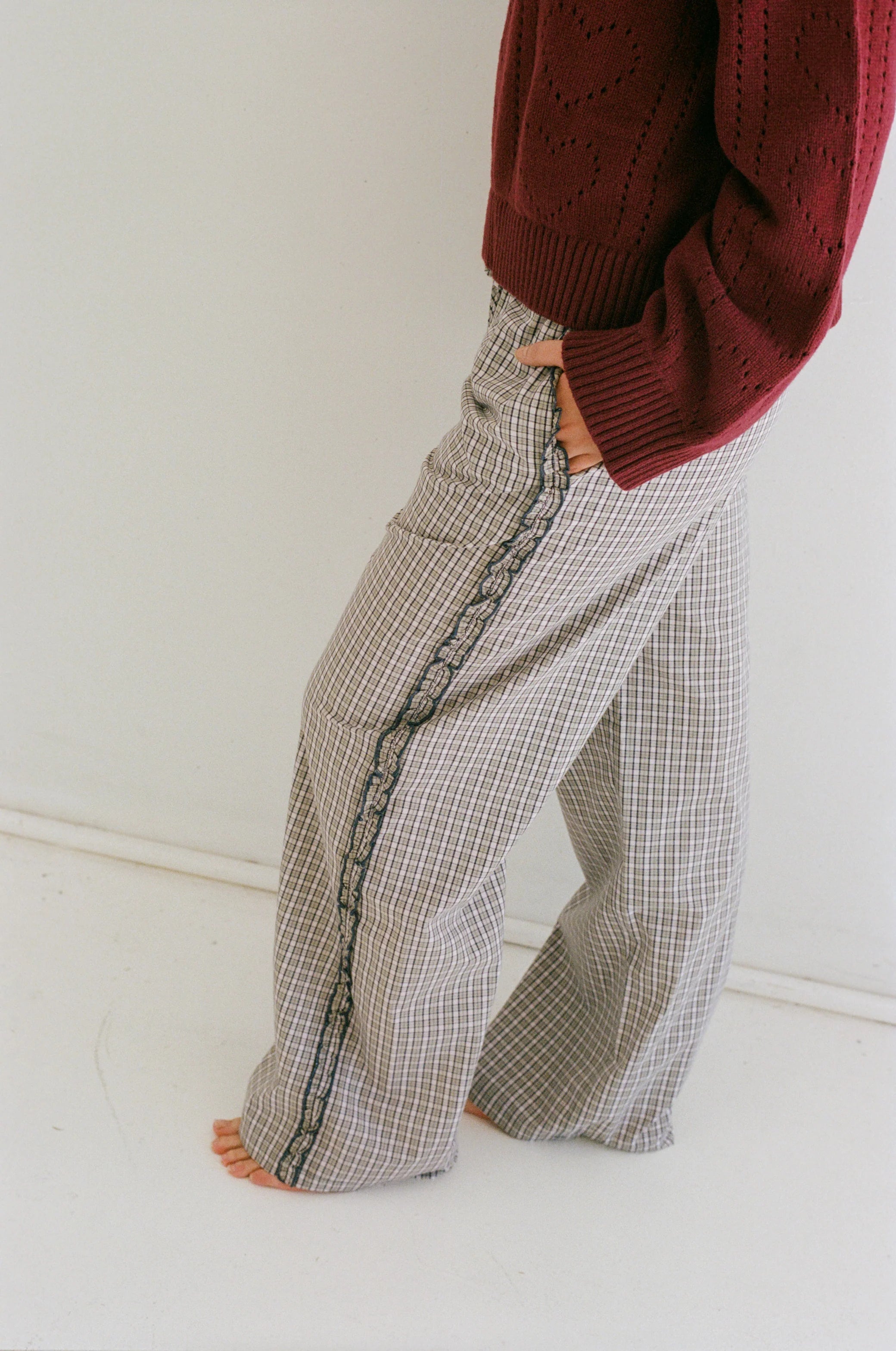 JUNI - Stevie Pants Check (Regular Length)