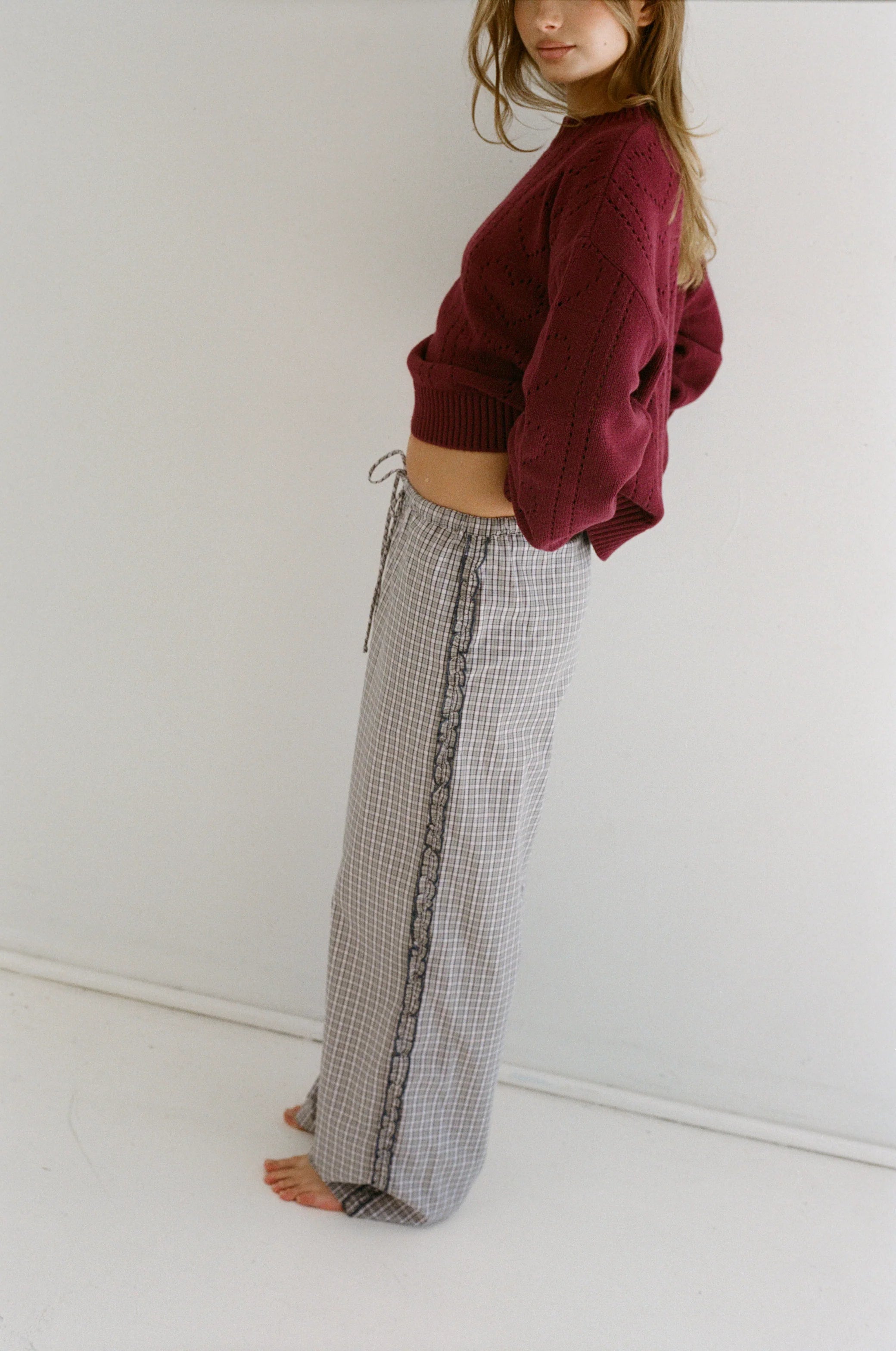JUNI - Stevie Pants Check (Regular Length)