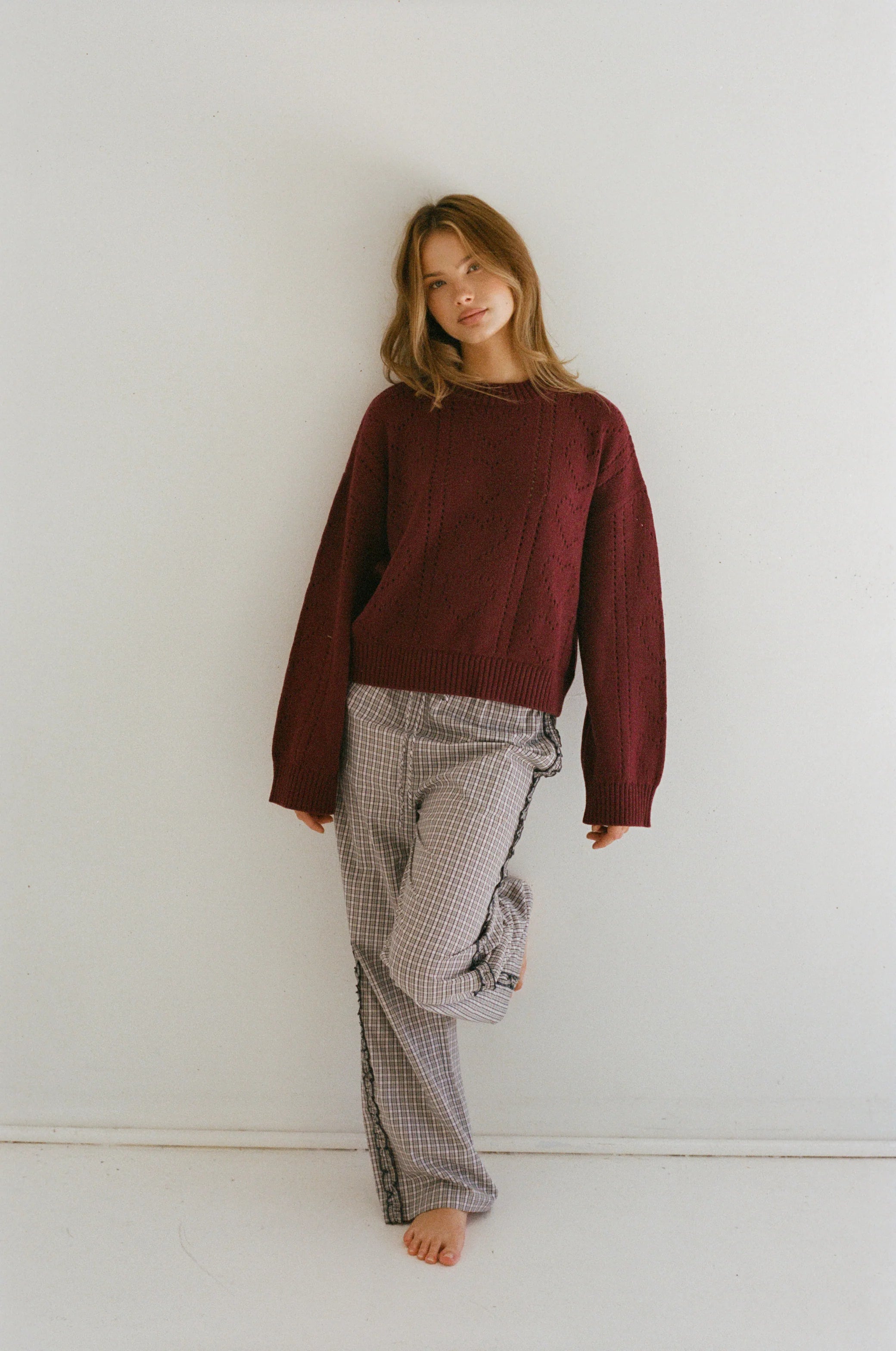 JUNI - Stevie Pants Check (Regular Length)