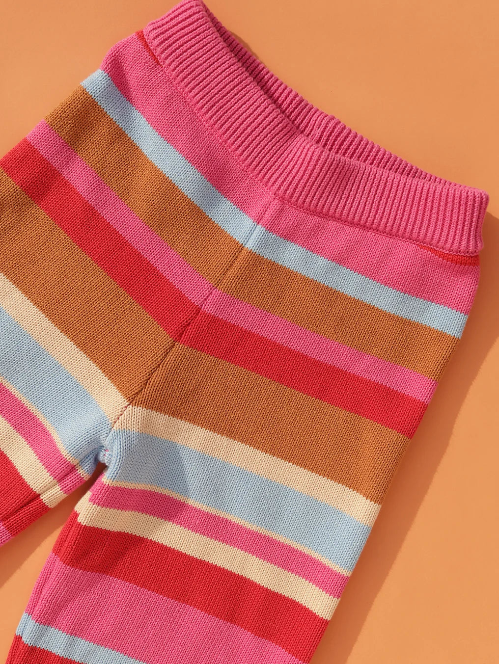 Small Swim Club - Coral Stripe Pants