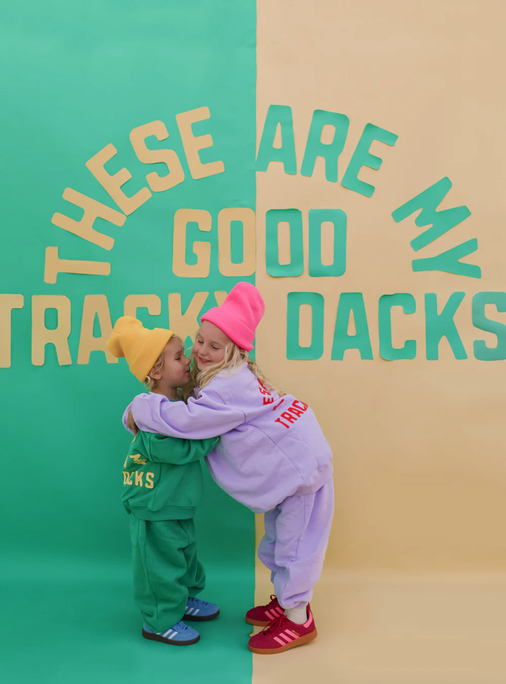 Small Swim Club - Good Tracky Dacks Lavender/Red
