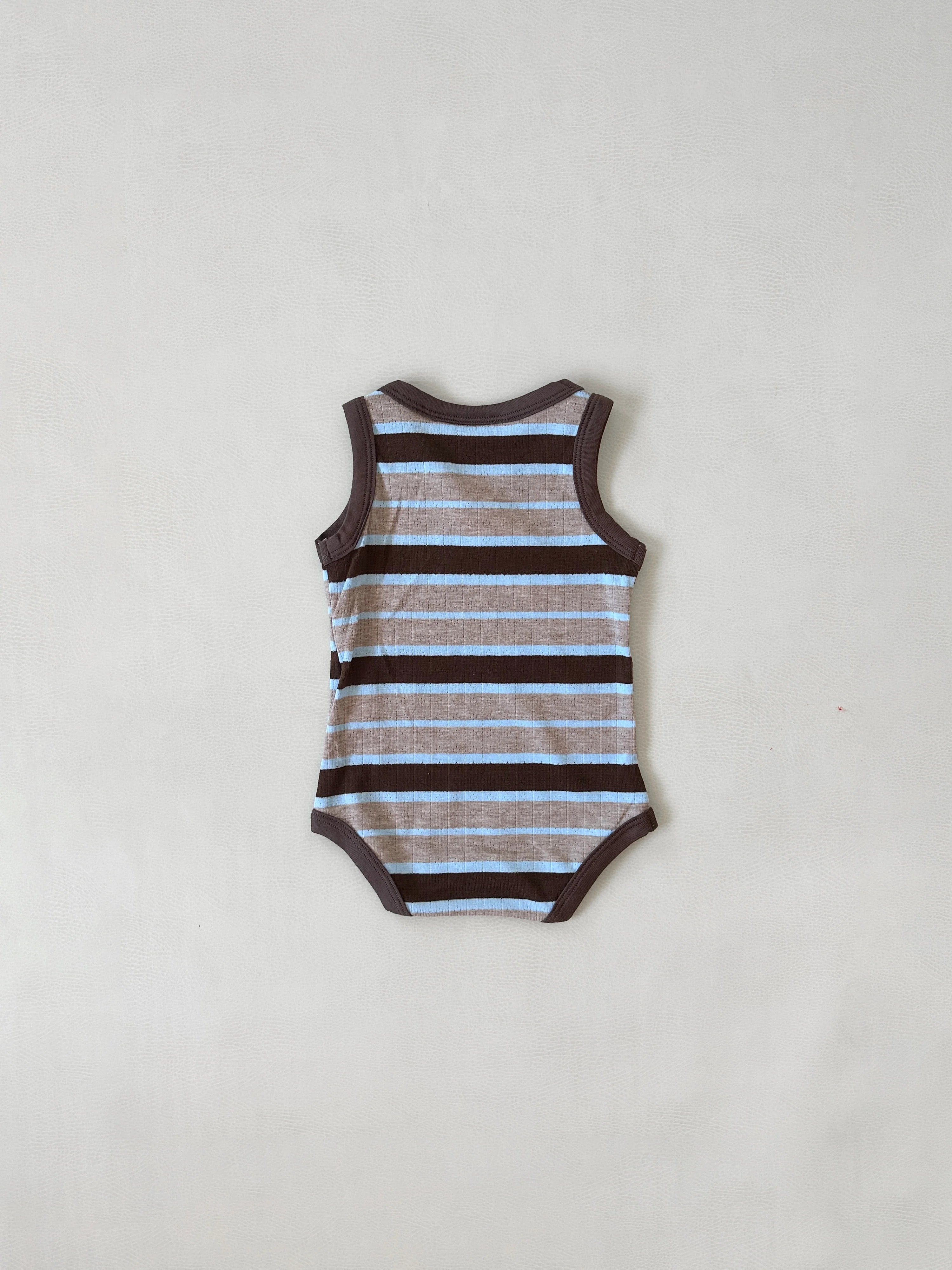 Tiny Trove - Luca Rib Pointelle Bodysuit Stripe