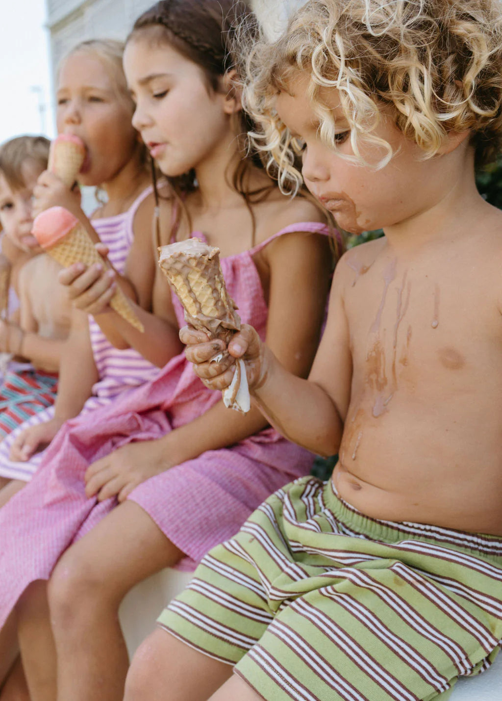 Loaila - Rib Short Bushland Stripe - Size 2