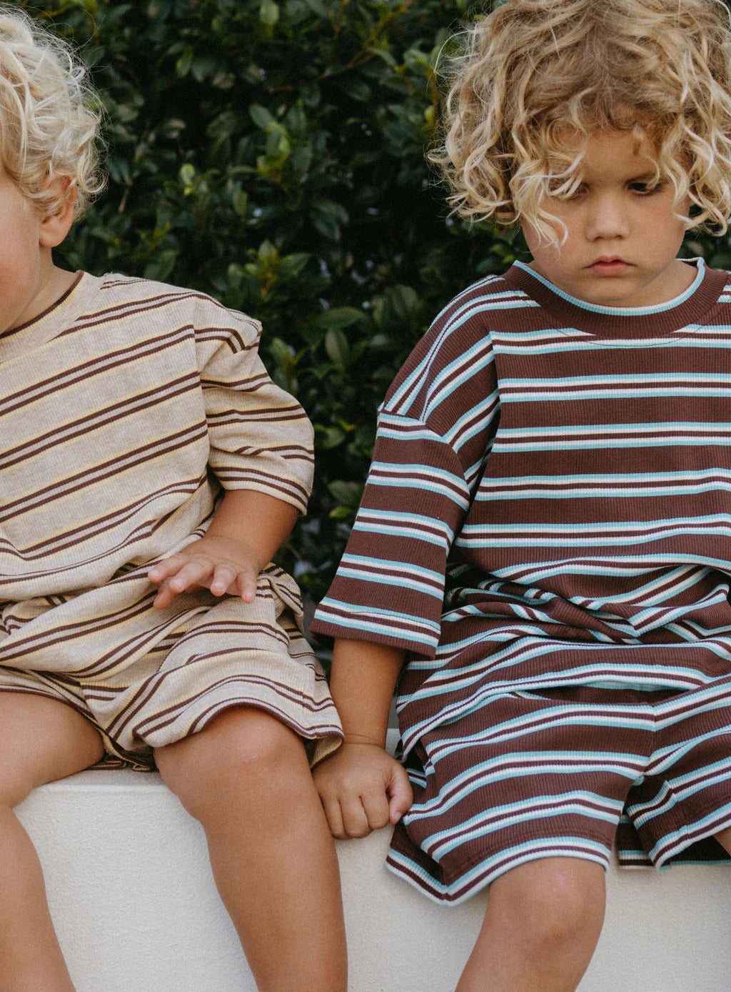 Loaila - Basics Rib Set Midnight Tide Stripe