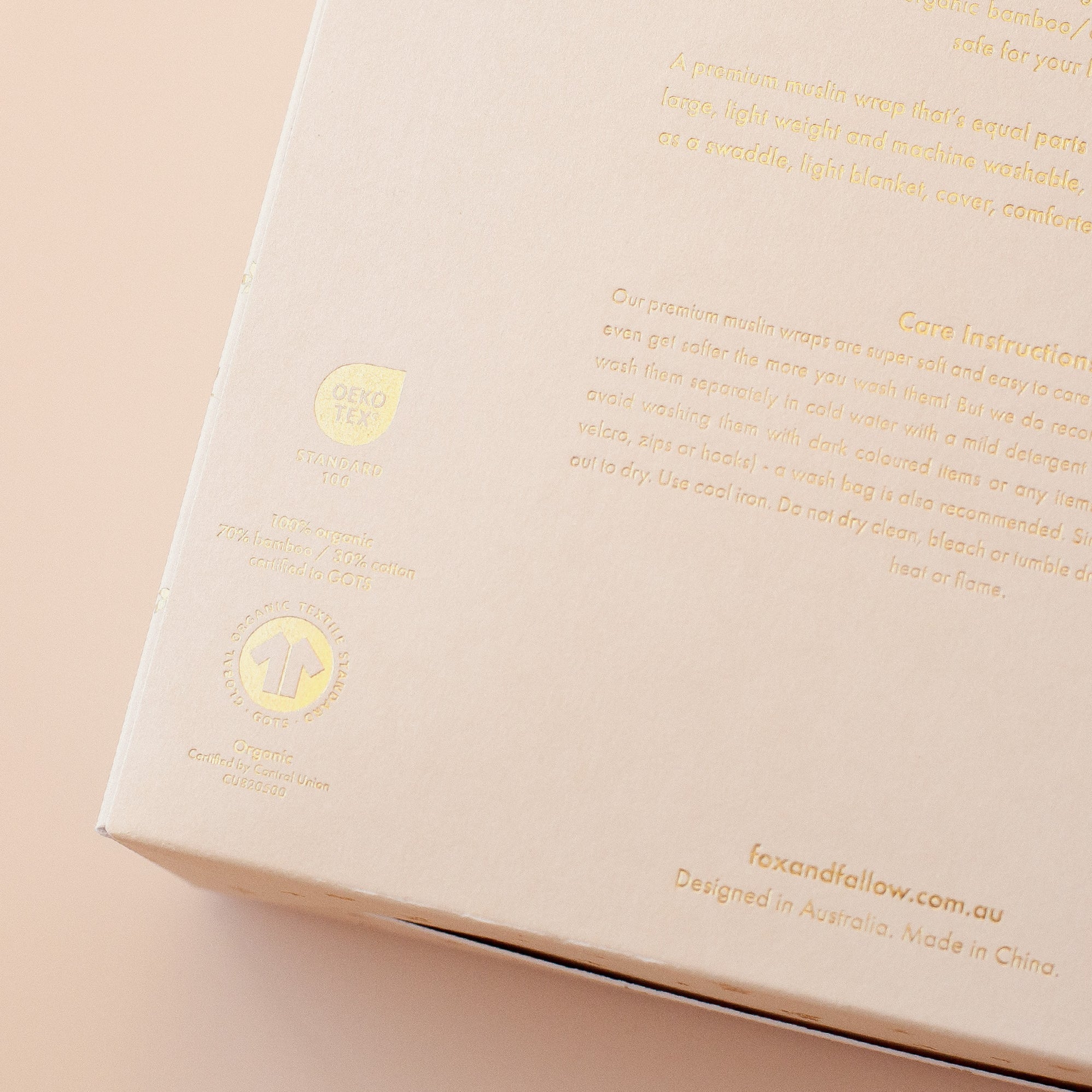 Fox & Fallow - Helios/Fresco Organic Muslin Wrap Set