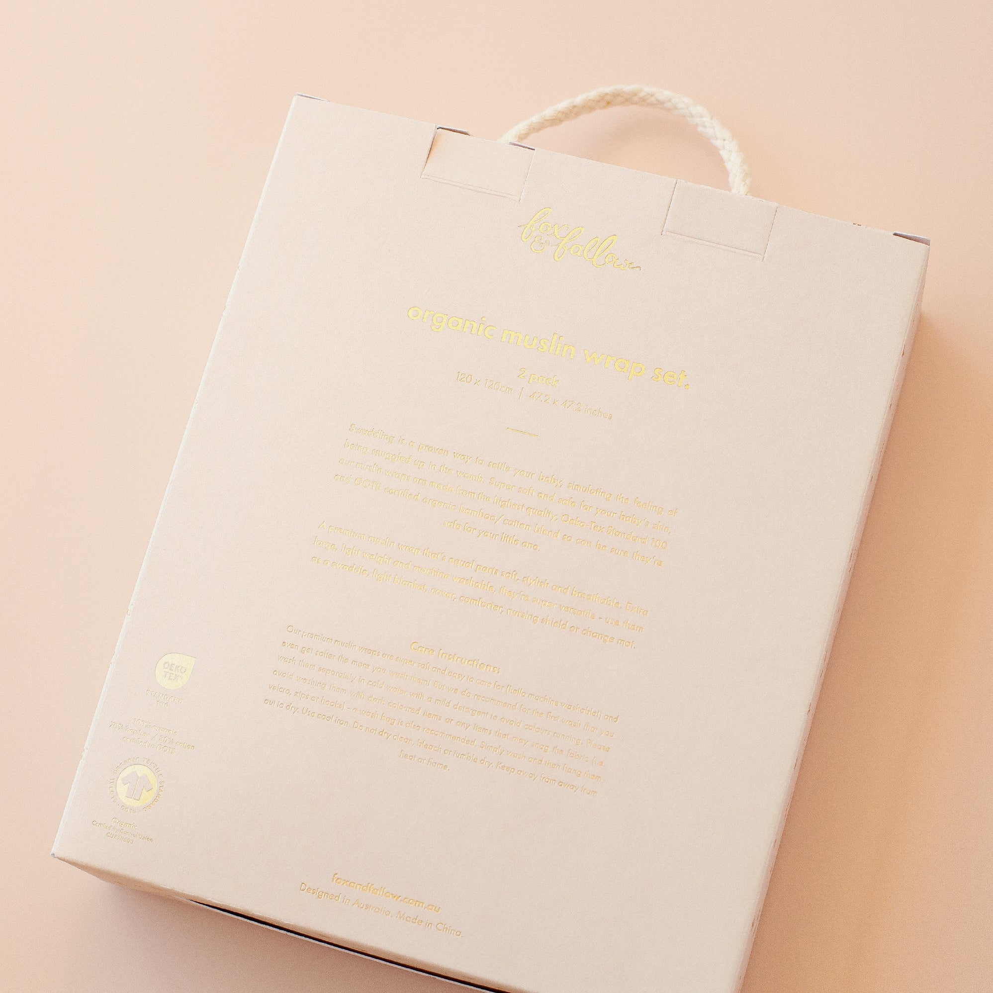 Fox & Fallow - Helios/Fresco Organic Muslin Wrap Set