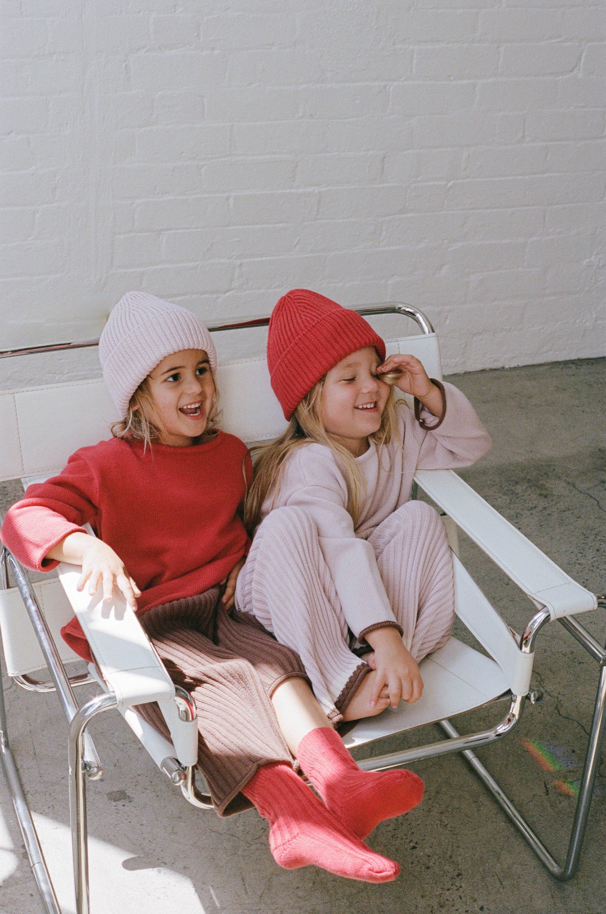 Illoura the Label - Essential Knit Pants Dusty Pink
