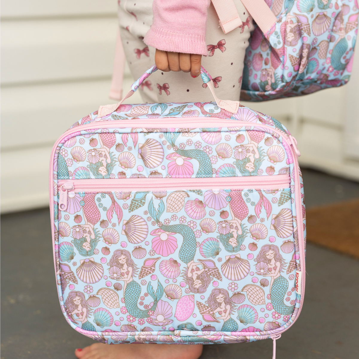 Kinnder Junior Insulated Lunch Bag in Mermaid Aqua